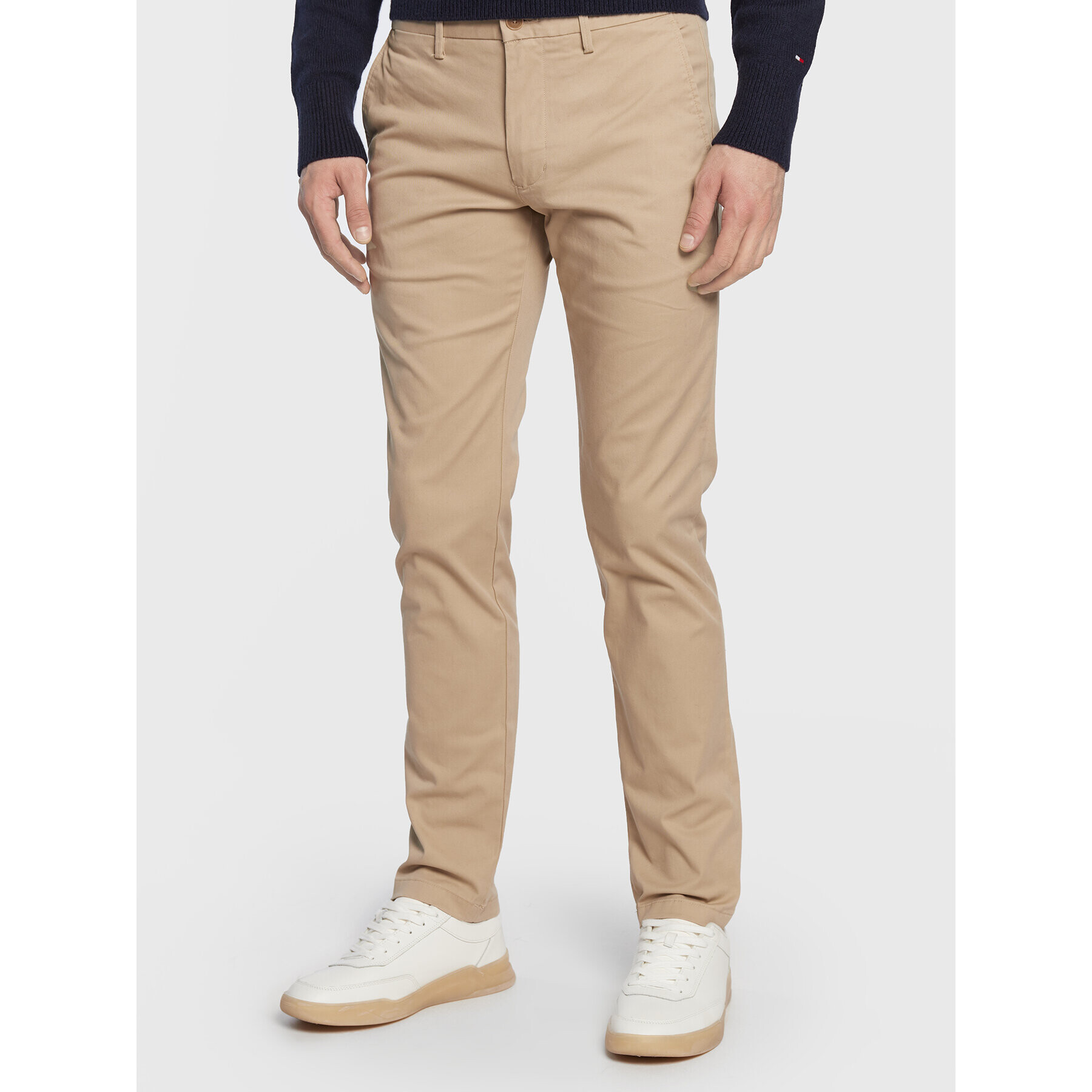 Tommy Hilfiger Chino nohavice Core Bleecker MW0MW28883 Béžová Slim Fit - Pepit.sk