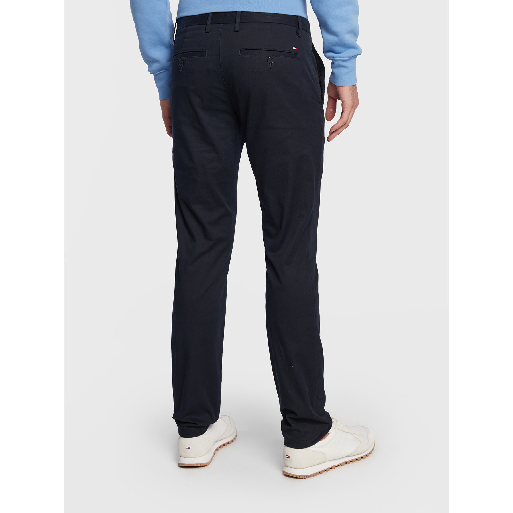 Tommy Hilfiger Chino nohavice Core Bleecker MW0MW28883 Tmavomodrá Slim Fit - Pepit.sk