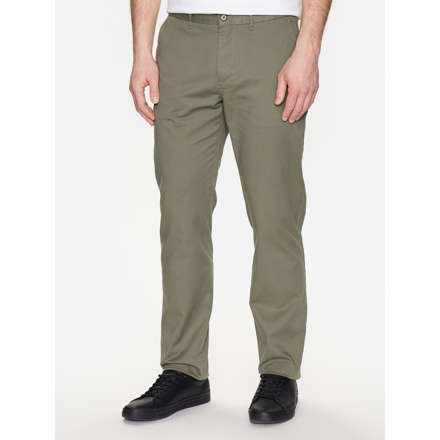 Tommy Hilfiger Chino nohavice Denton 1985 MW0MW25964 Zelená Regular Fit - Pepit.sk