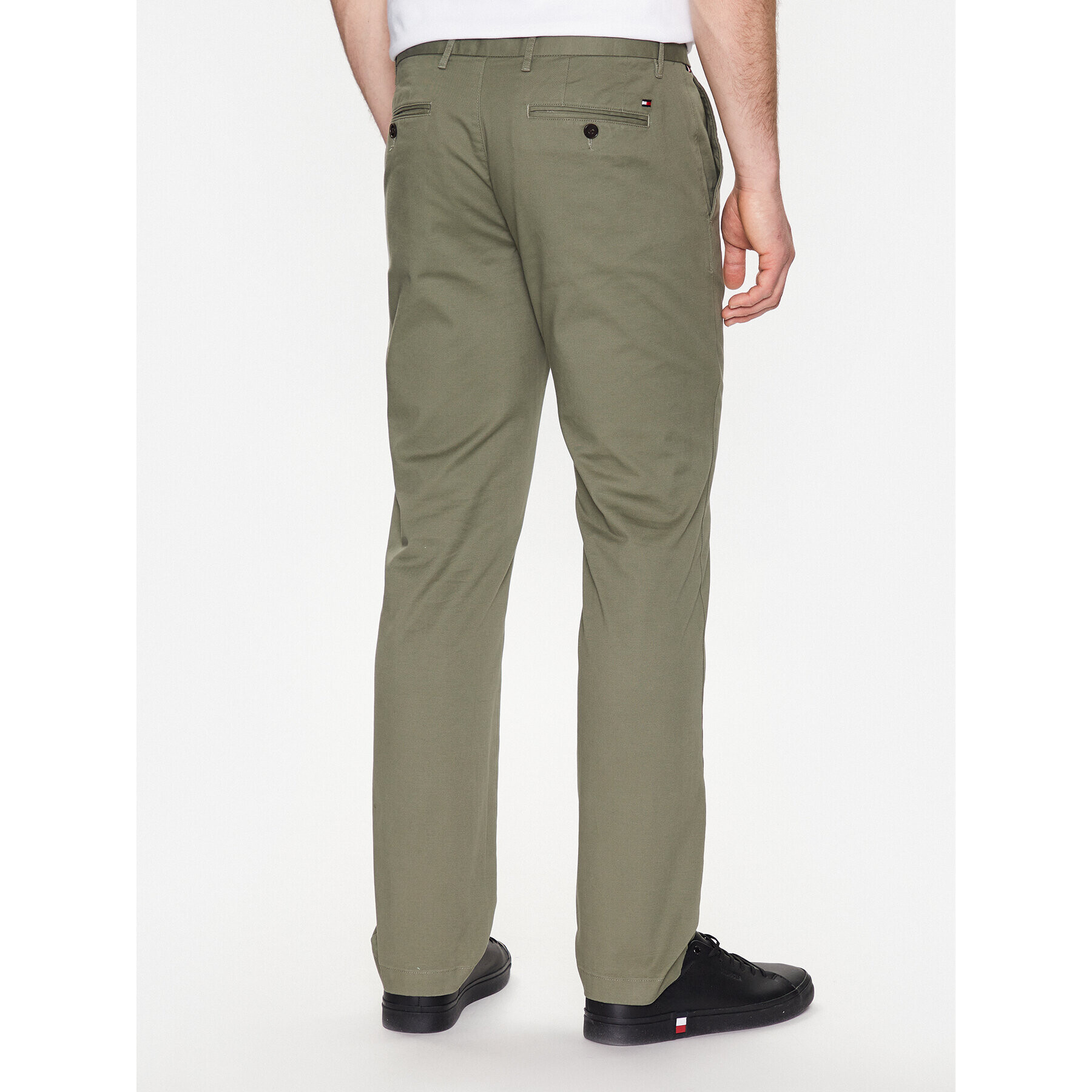 Tommy Hilfiger Chino nohavice Denton 1985 MW0MW25964 Zelená Regular Fit - Pepit.sk