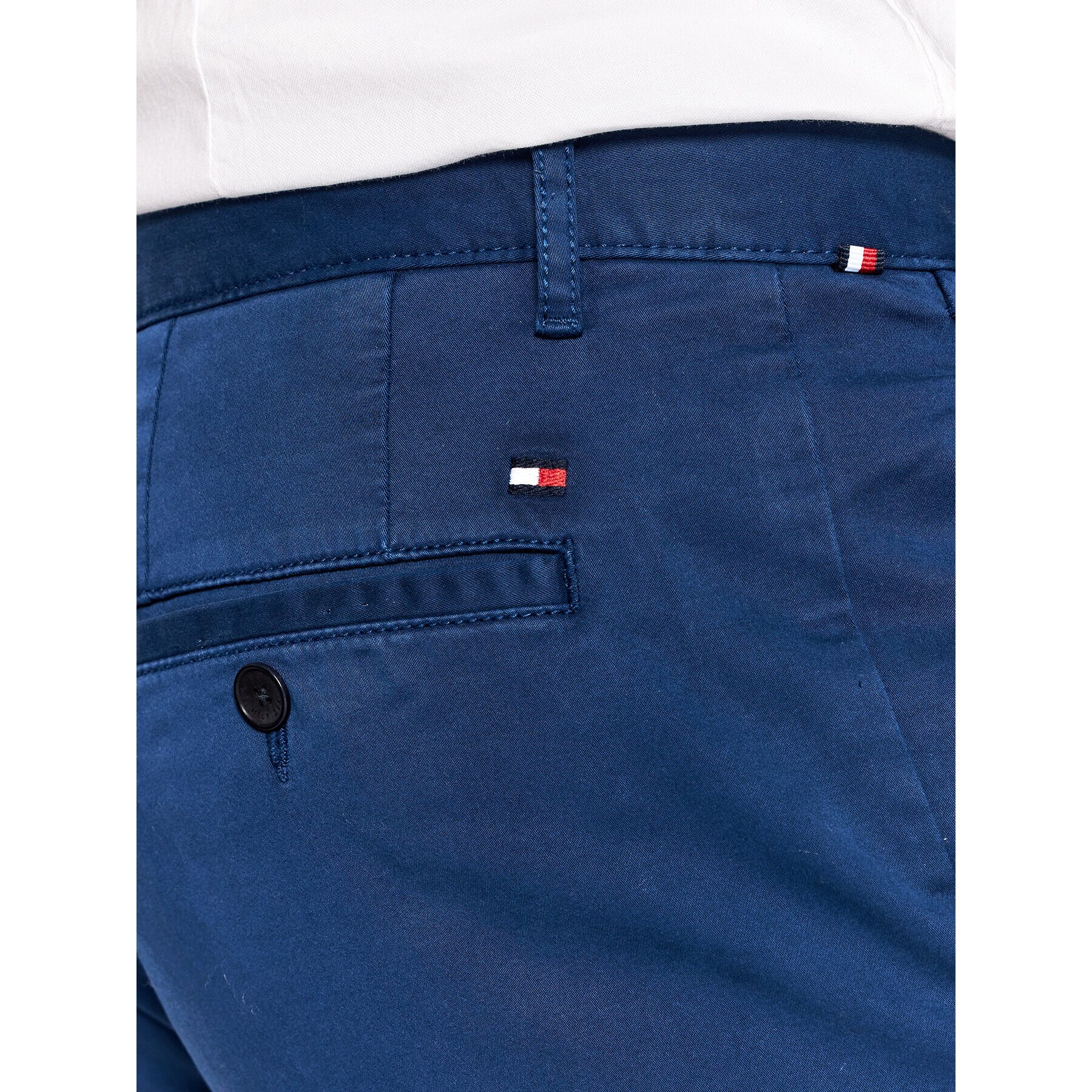 Tommy Hilfiger Chino nohavice Denton MW0MW13845 Tmavomodrá Straight Fit - Pepit.sk