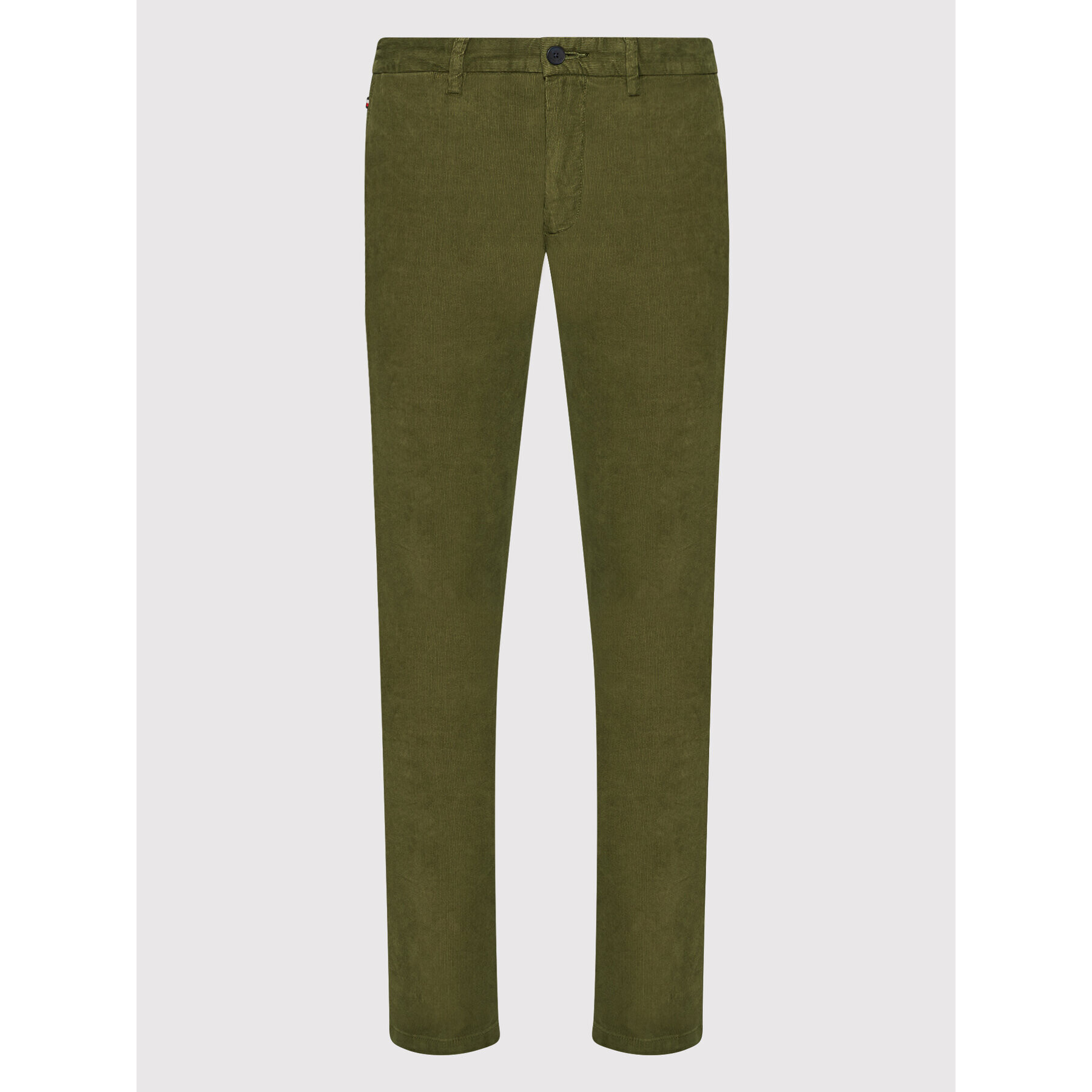 Tommy Hilfiger Chino nohavice Denton MW0MW19889 Zelená Straight Fit - Pepit.sk