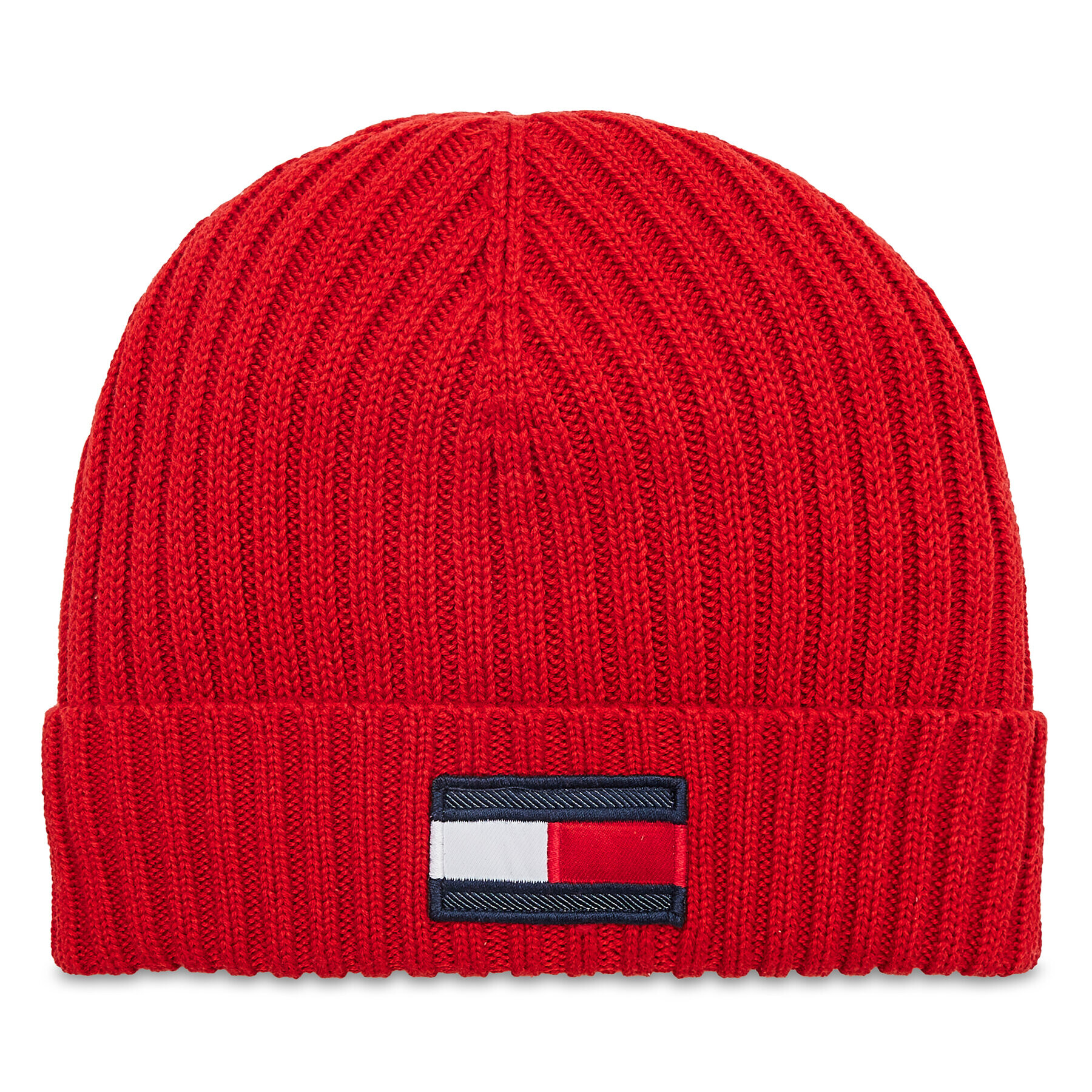 Tommy Hilfiger Čiapka Big Flag AU0AU01585 Červená - Pepit.sk