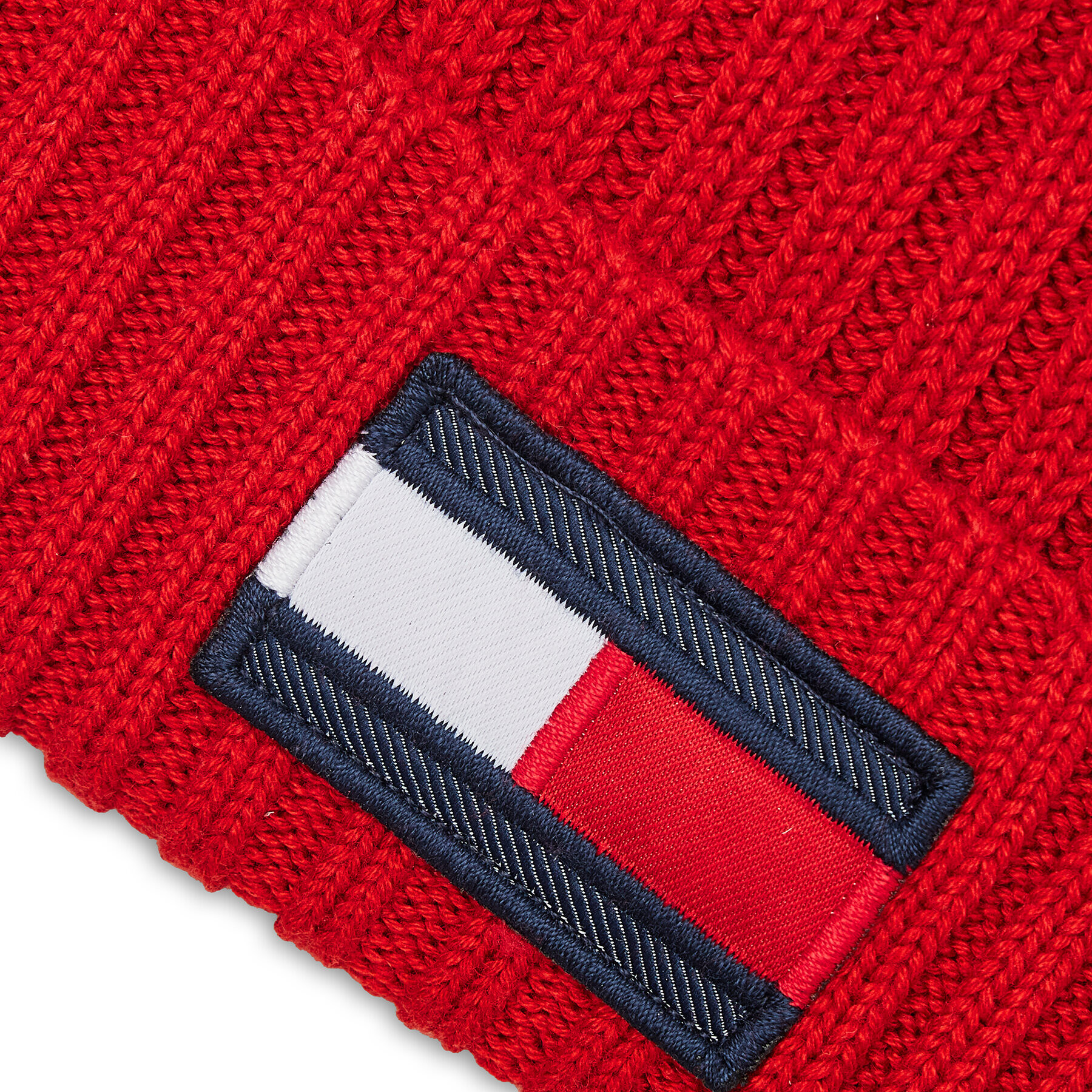 Tommy Hilfiger Čiapka Big Flag AU0AU01585 Červená - Pepit.sk