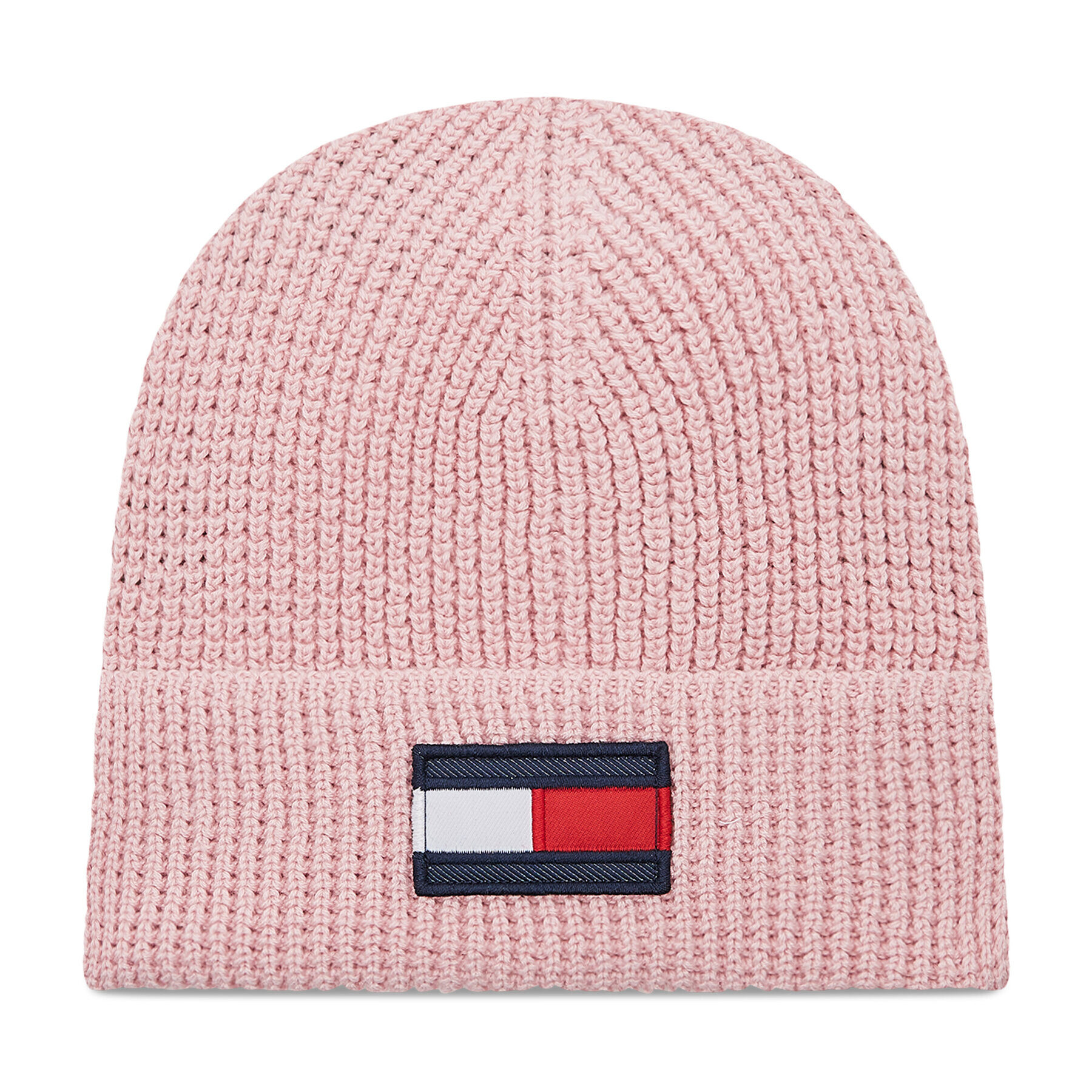 Tommy Hilfiger Čiapka Big Flag Beanie AU0AU01500 Ružová - Pepit.sk