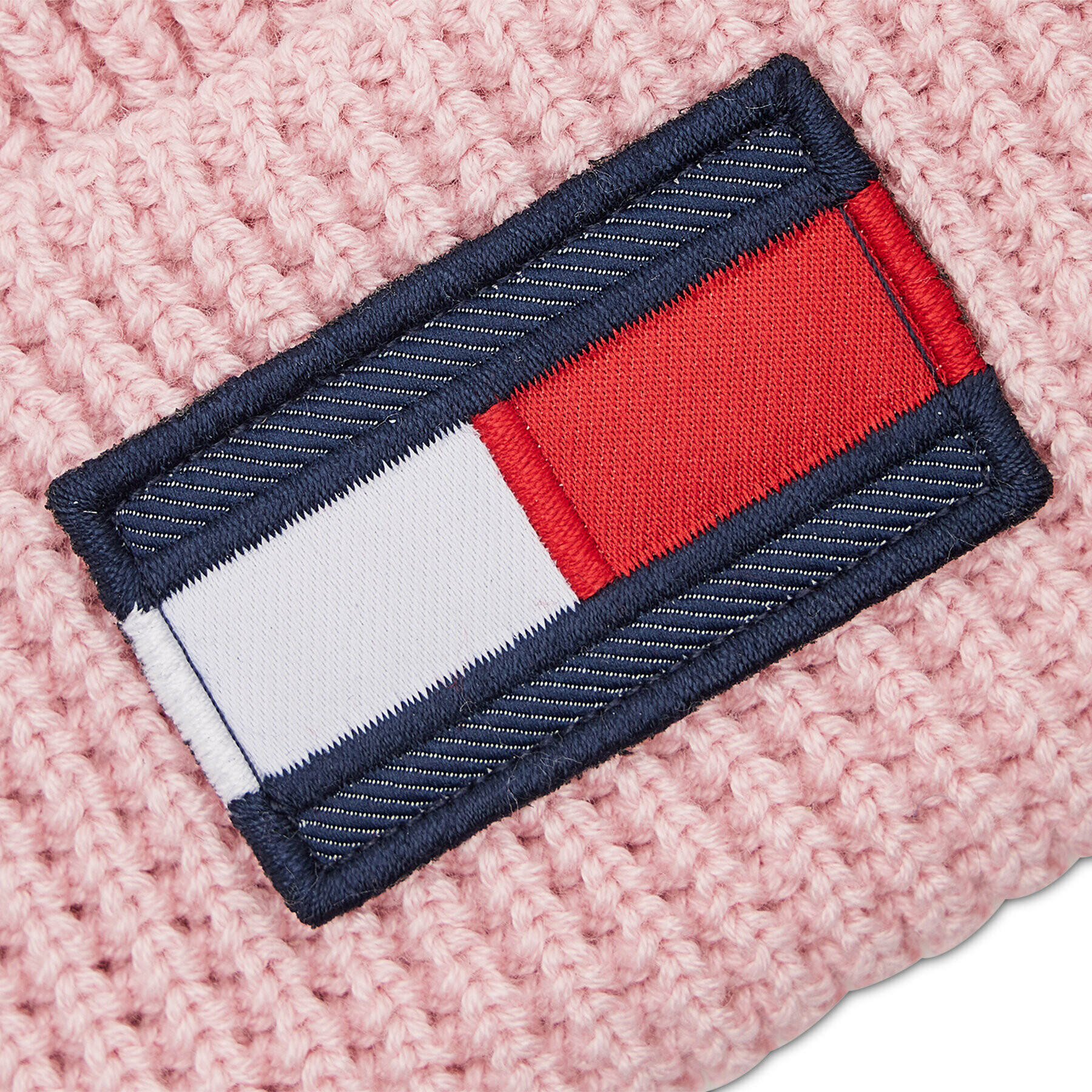 Tommy Hilfiger Čiapka Big Flag Beanie AU0AU01500 Ružová - Pepit.sk