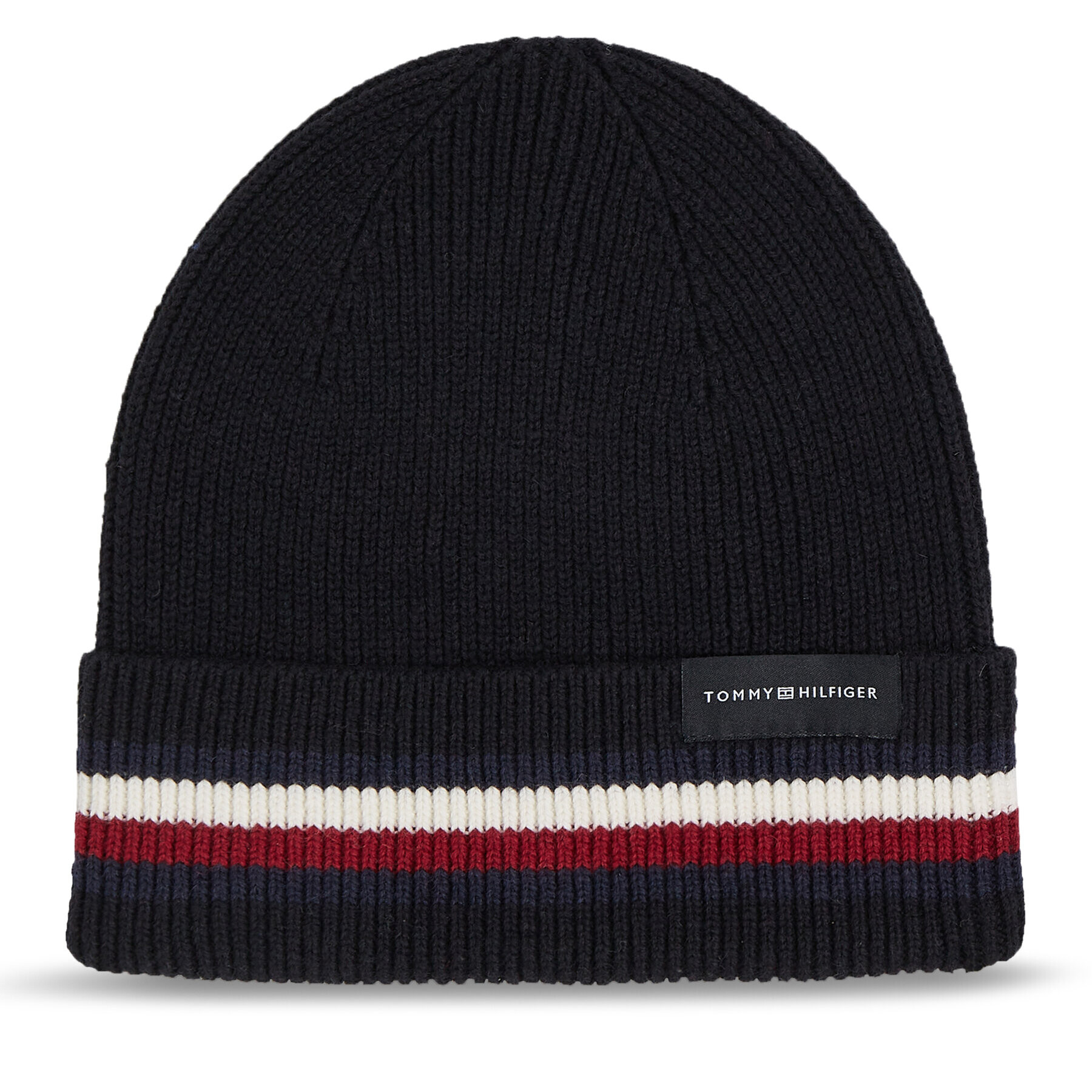 Tommy Hilfiger Čiapka Corporate Beanie AM0AM11484 Čierna - Pepit.sk