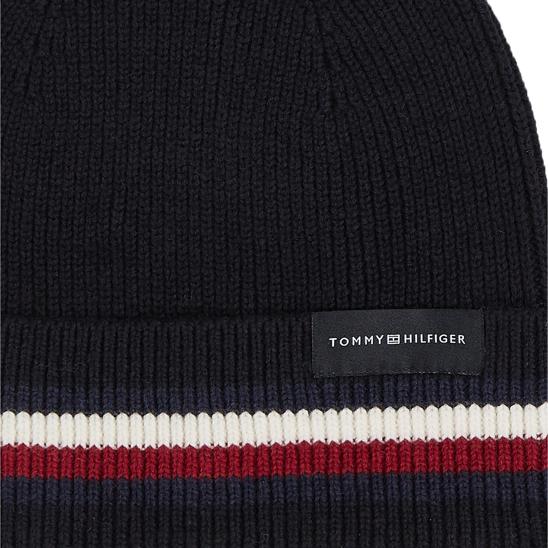 Tommy Hilfiger Čiapka Corporate Beanie AM0AM11484 Čierna - Pepit.sk