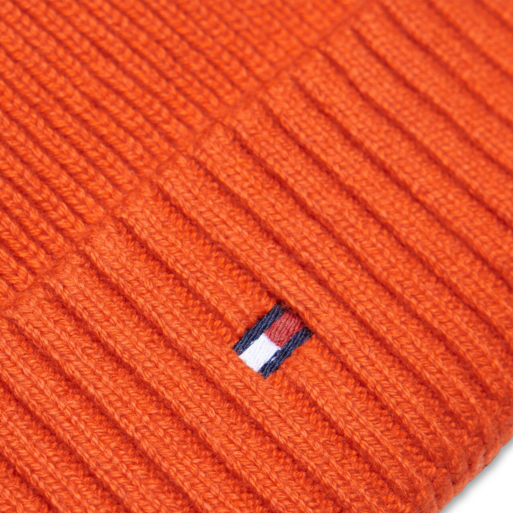 Tommy Hilfiger Čiapka Essential Flag Beanie AM0AM10337 Oranžová - Pepit.sk