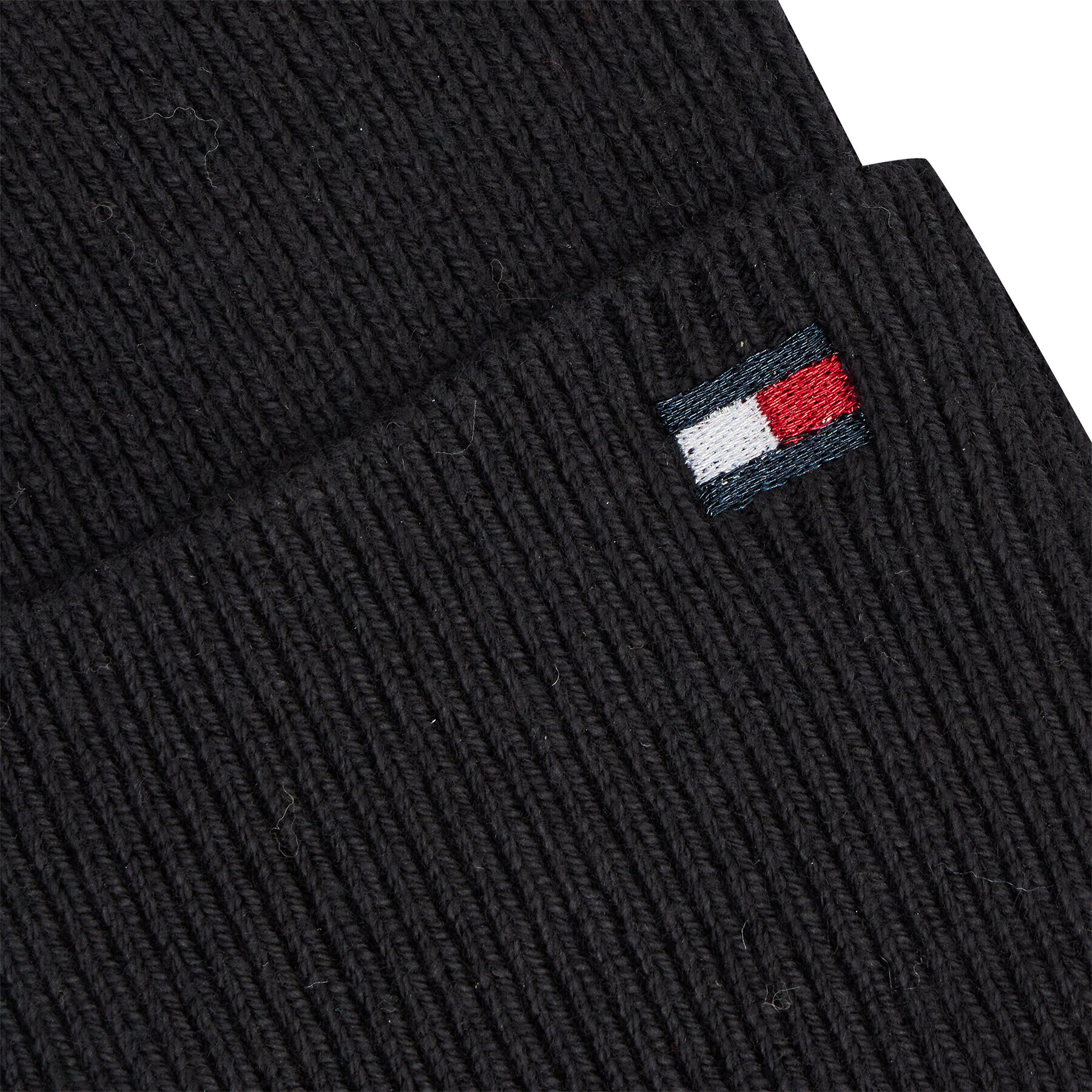 Tommy Hilfiger Čiapka Essential Knit Beanie AW0AW10625 Čierna - Pepit.sk