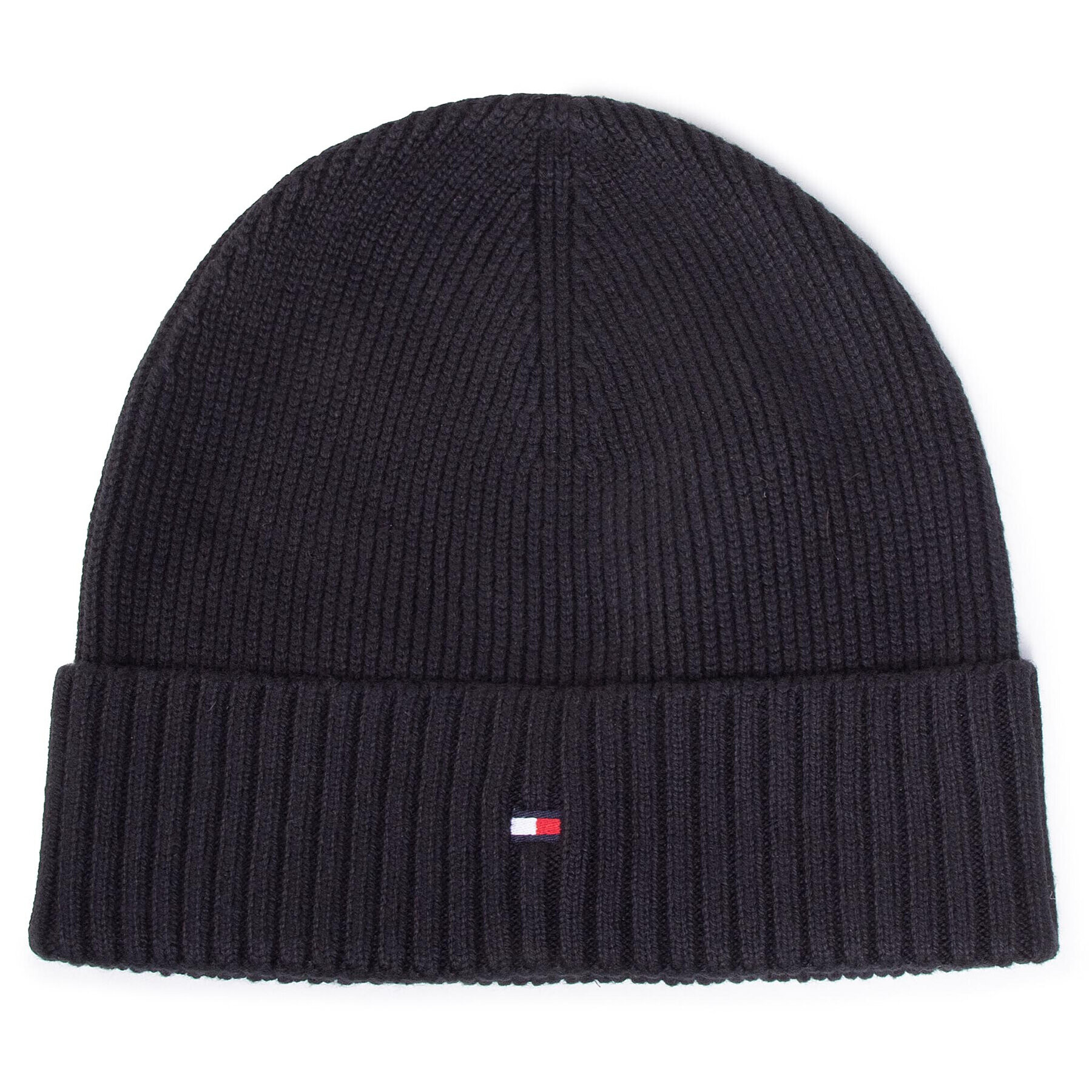 Tommy Hilfiger Čiapka Pima Cotton Beanie AM0AM06573 Čierna - Pepit.sk