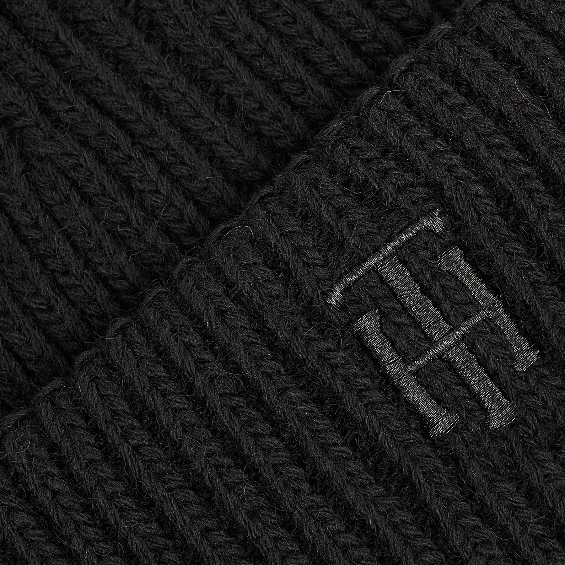 Tommy Hilfiger Čiapka Th Elevated Beanie AW0AW10616 Čierna - Pepit.sk