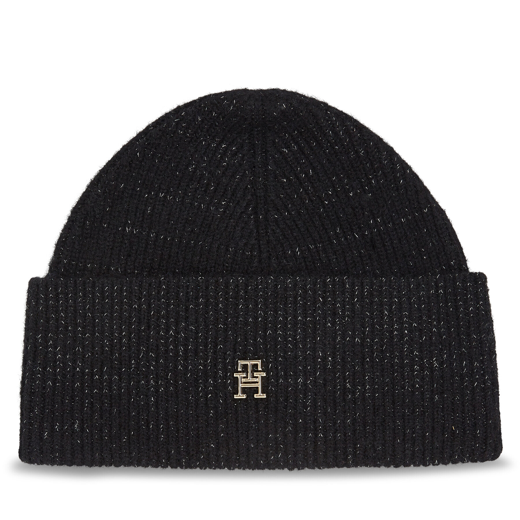 Tommy Hilfiger Čiapka Th Evening Beanie AW0AW15319 Čierna - Pepit.sk