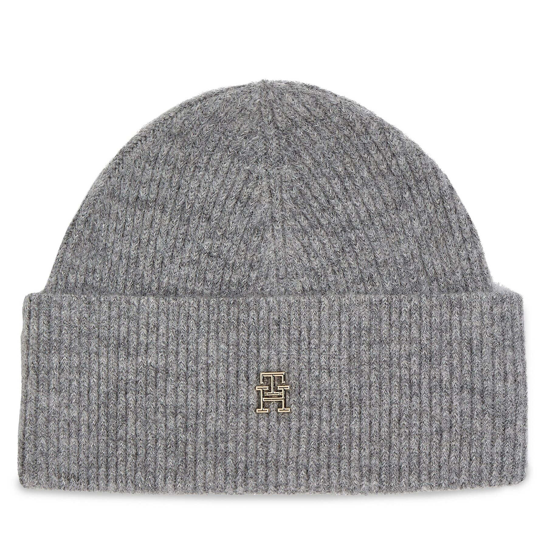 Tommy Hilfiger Čiapka Th Evening Beanie AW0AW15319 Sivá - Pepit.sk