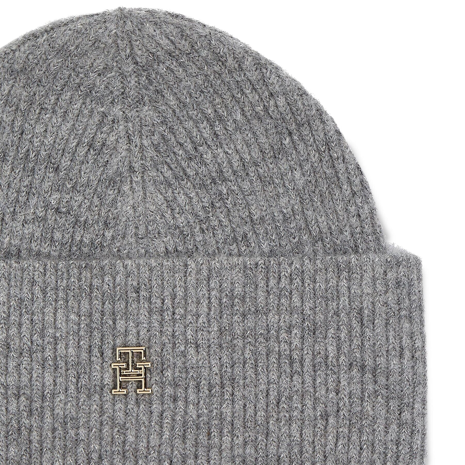 Tommy Hilfiger Čiapka Th Evening Beanie AW0AW15319 Sivá - Pepit.sk