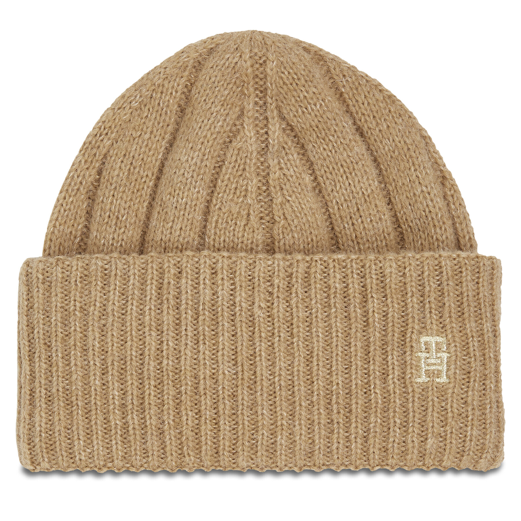 Tommy Hilfiger Čiapka Th Timeless Beanie AW0AW15307 Béžová - Pepit.sk