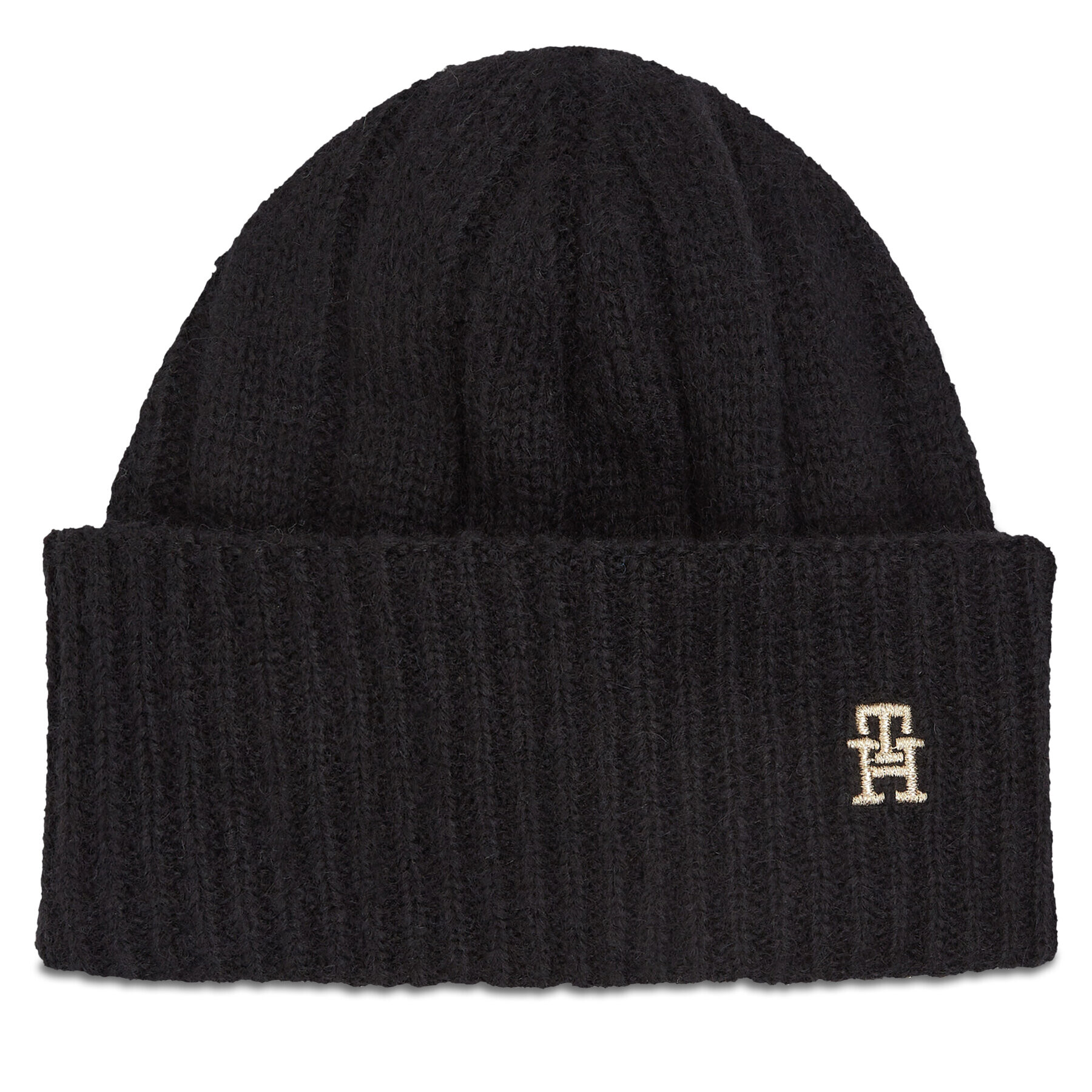 Tommy Hilfiger Čiapka Th Timeless Beanie AW0AW15307 Čierna - Pepit.sk