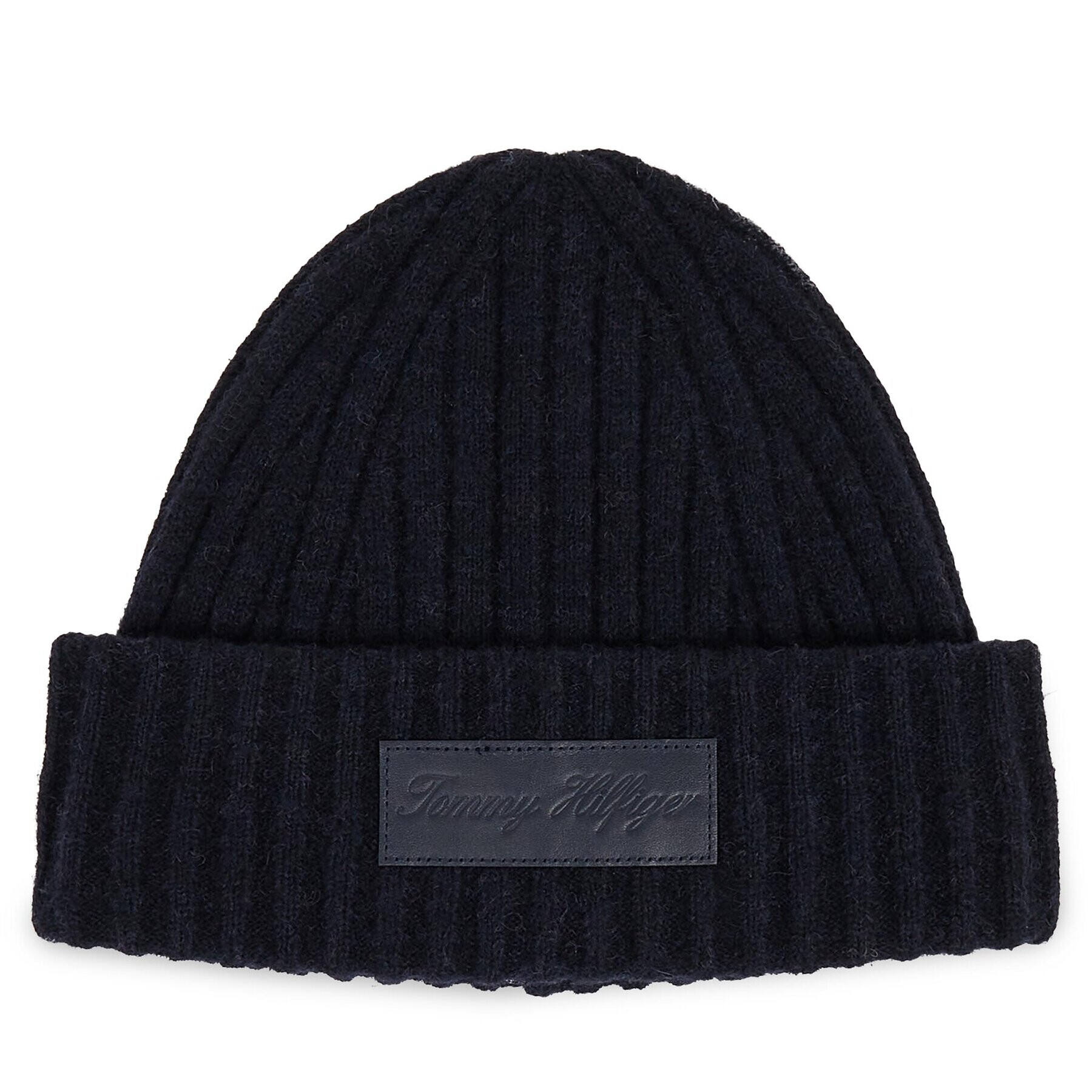 Tommy Hilfiger Čiapka Tommy Twist Beanie AW0AW15325 Tmavomodrá - Pepit.sk