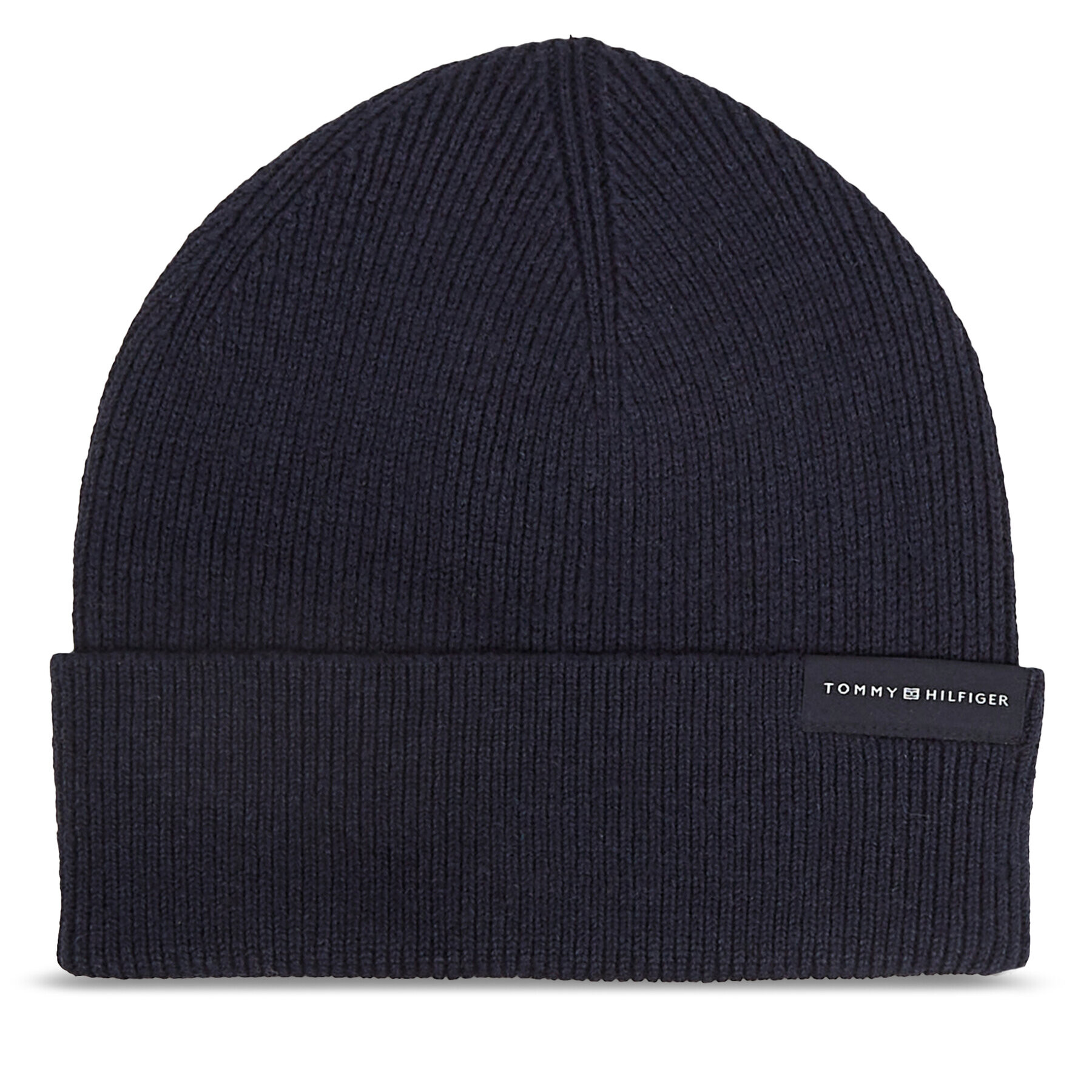 Tommy Hilfiger Čiapka Uptown Wool Beanie AM0AM11483 Tmavomodrá - Pepit.sk