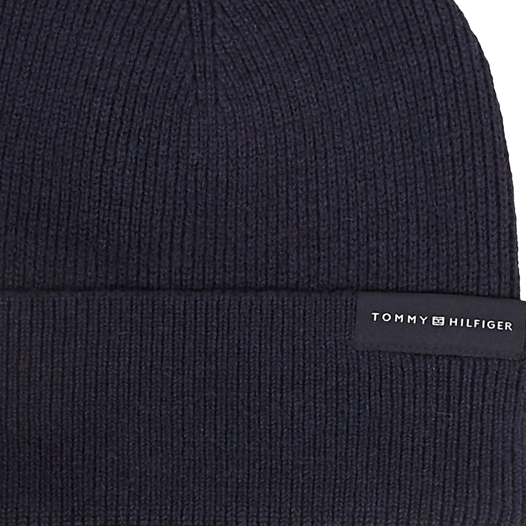 Tommy Hilfiger Čiapka Uptown Wool Beanie AM0AM11483 Tmavomodrá - Pepit.sk