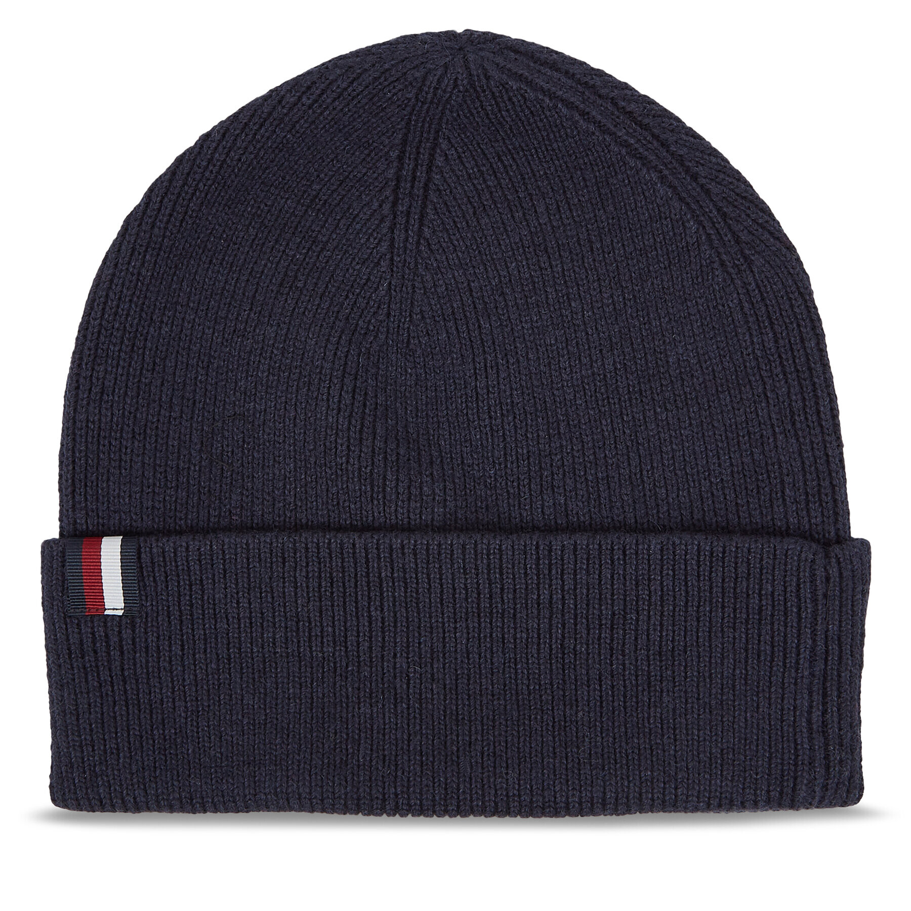 Tommy Hilfiger Čiapka Uptown Wool Beanie AM0AM11483 Tmavomodrá - Pepit.sk