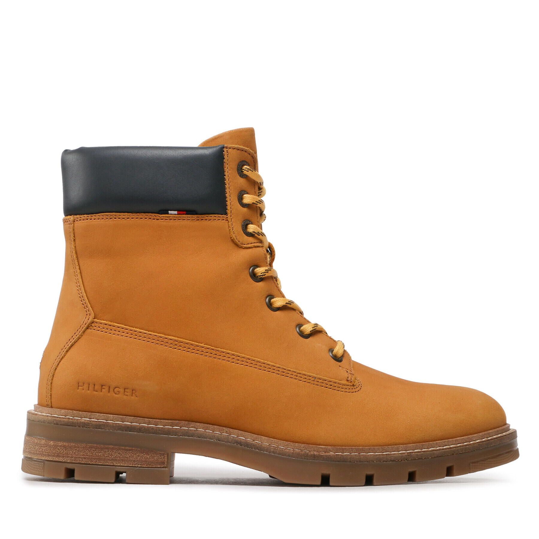 Tommy Hilfiger Čižmy Padded Nubuck Boot FM0FM04205 Hnedá - Pepit.sk