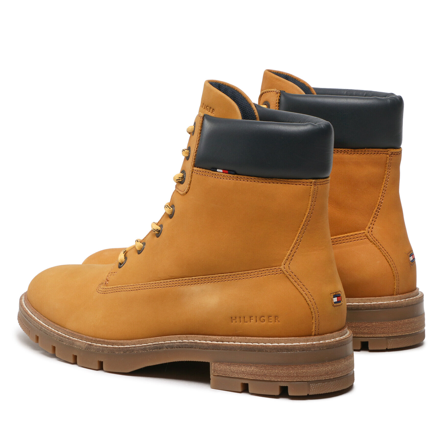 Tommy Hilfiger Čižmy Padded Nubuck Boot FM0FM04205 Hnedá - Pepit.sk