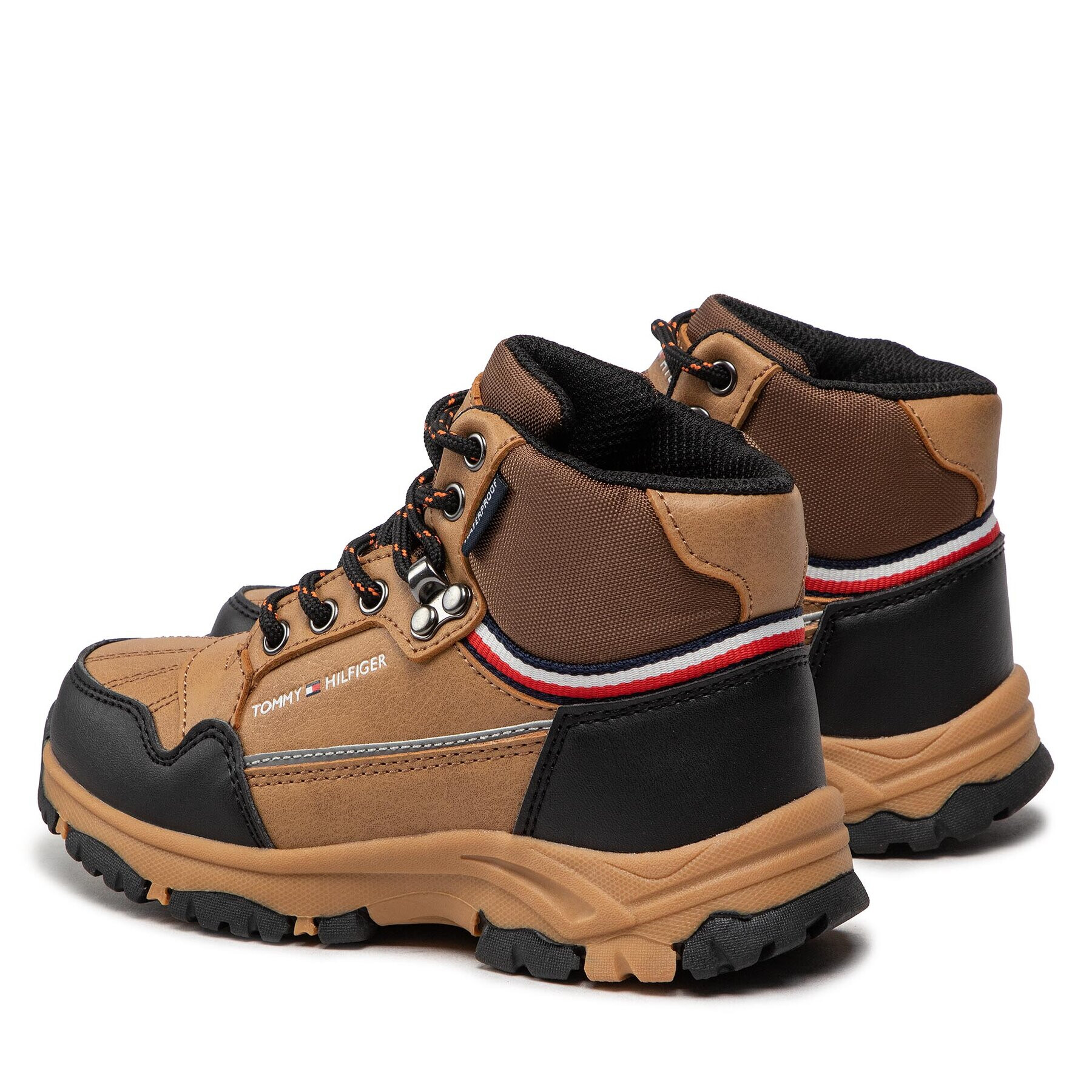 Tommy Hilfiger Čižmy Tech Bootie T3B5-32540-148 M Hnedá - Pepit.sk