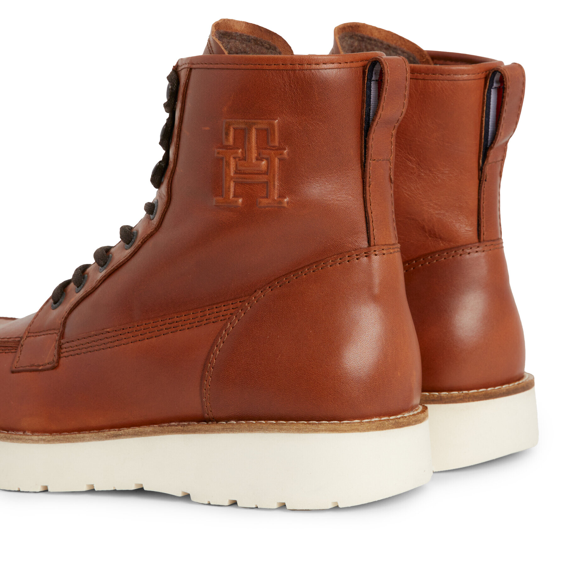 Tommy Hilfiger Čižmy Th American Warm Leather Boot FM0FM04668 Hnedá - Pepit.sk