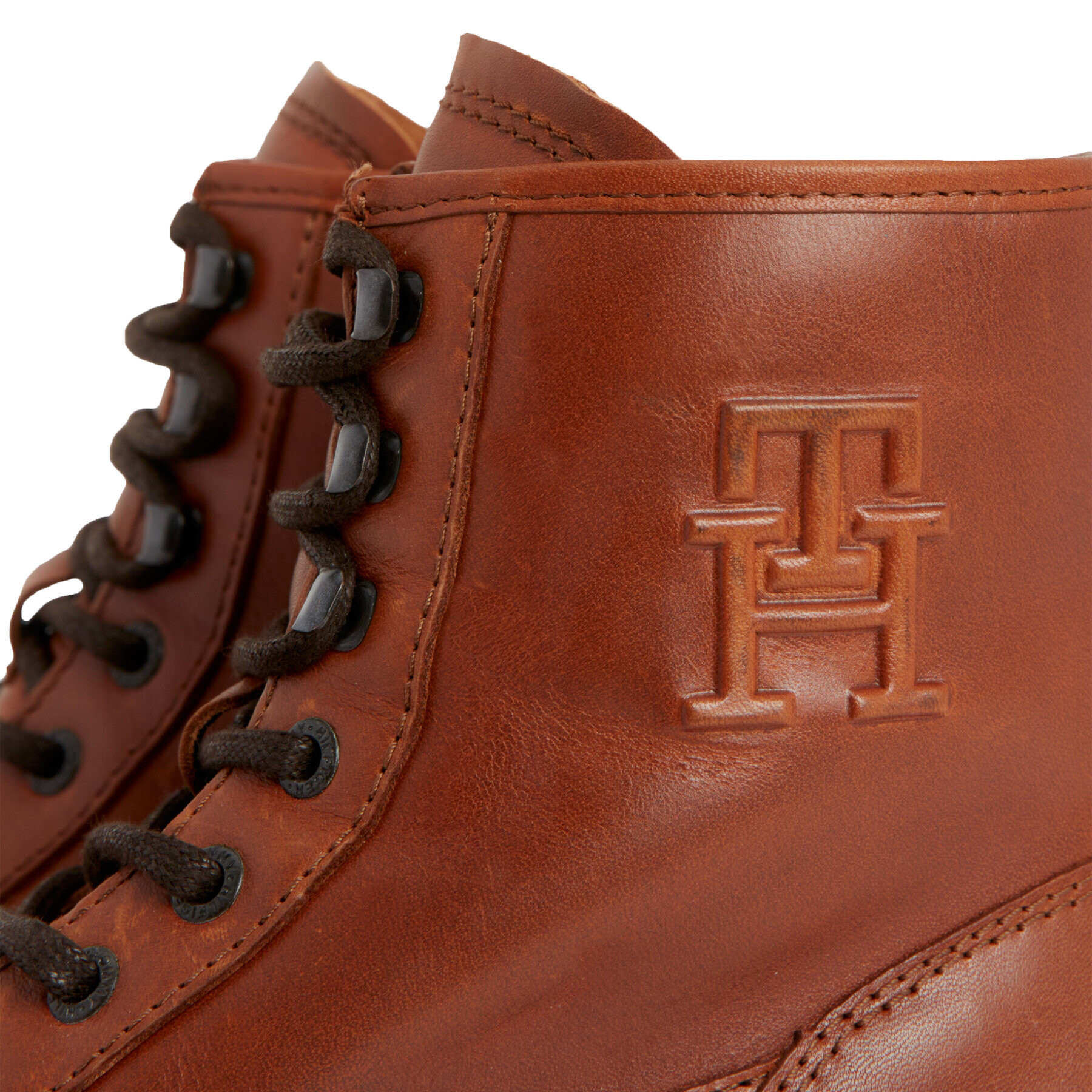 Tommy Hilfiger Čižmy Th American Warm Leather Boot FM0FM04668 Hnedá - Pepit.sk