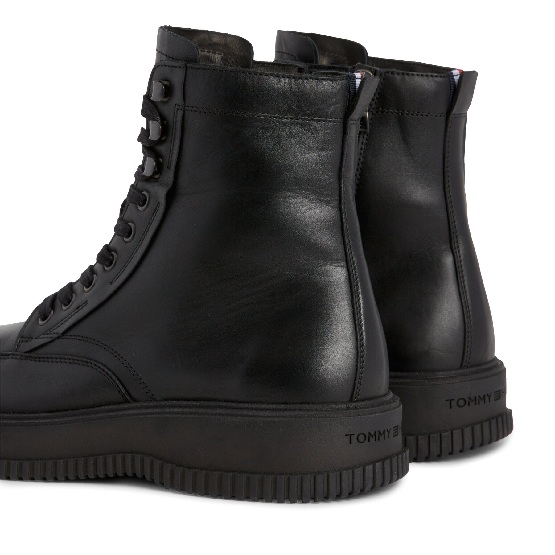 Tommy Hilfiger Čižmy Th Everyday Class Termo Lth Boot FM0FM04658 Čierna - Pepit.sk