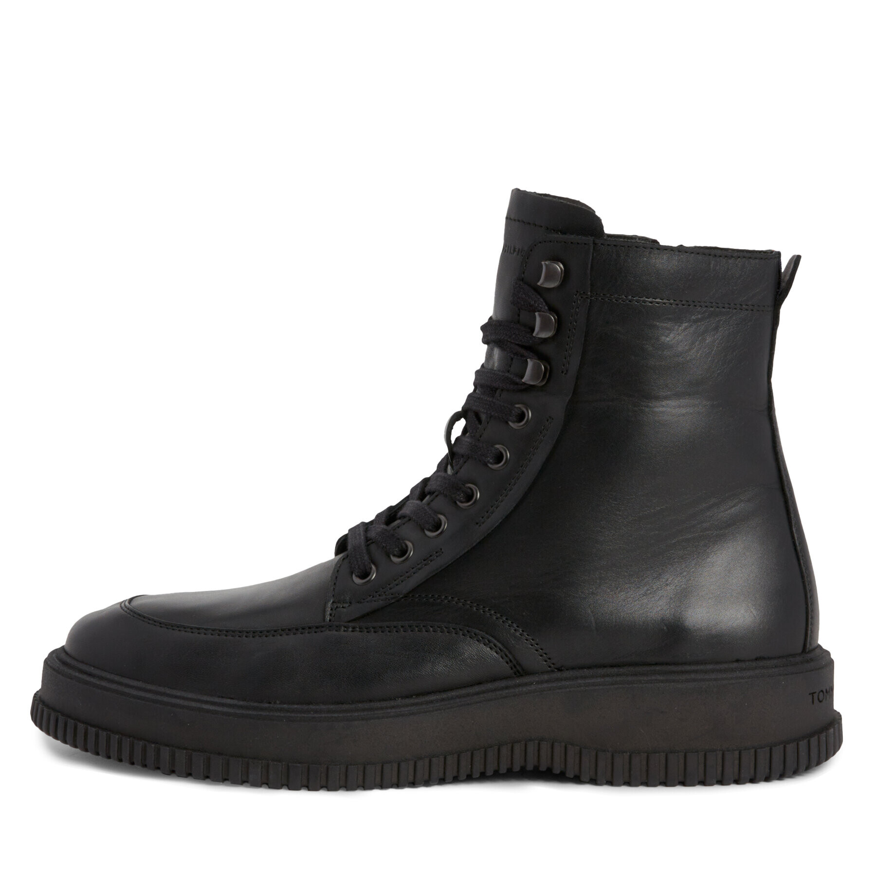 Tommy Hilfiger Čižmy Th Everyday Class Termo Lth Boot FM0FM04658 Čierna - Pepit.sk