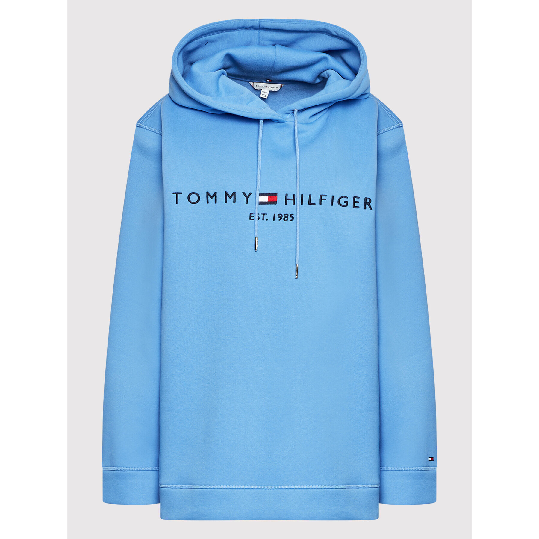 Tommy Hilfiger Curve Mikina Essential WW0WW29155 Modrá Regular Fit - Pepit.sk