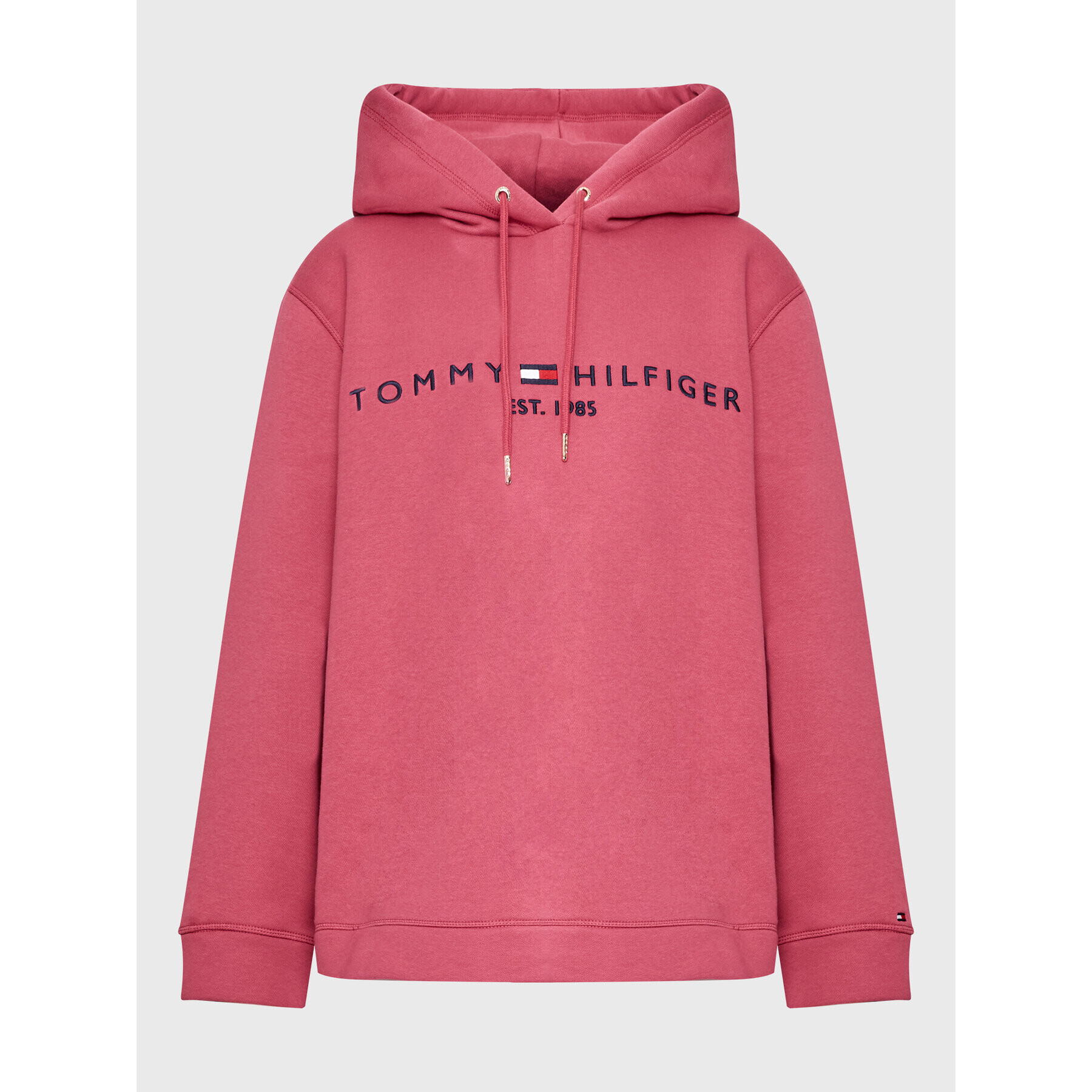 Tommy Hilfiger Curve Mikina Essential WW0WW29155 Ružová Regular Fit - Pepit.sk