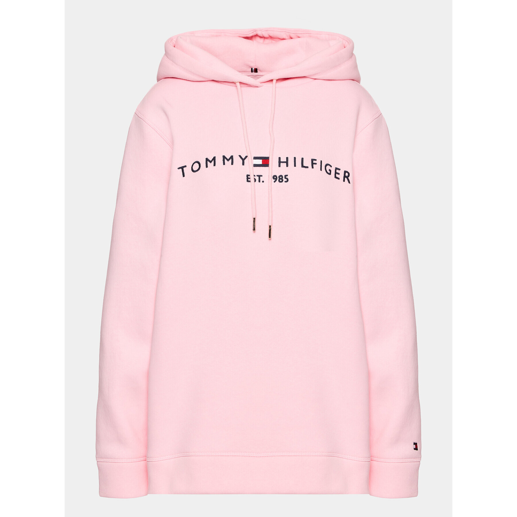 Tommy Hilfiger Curve Mikina Essential WW0WW29155 Ružová Regular Fit - Pepit.sk