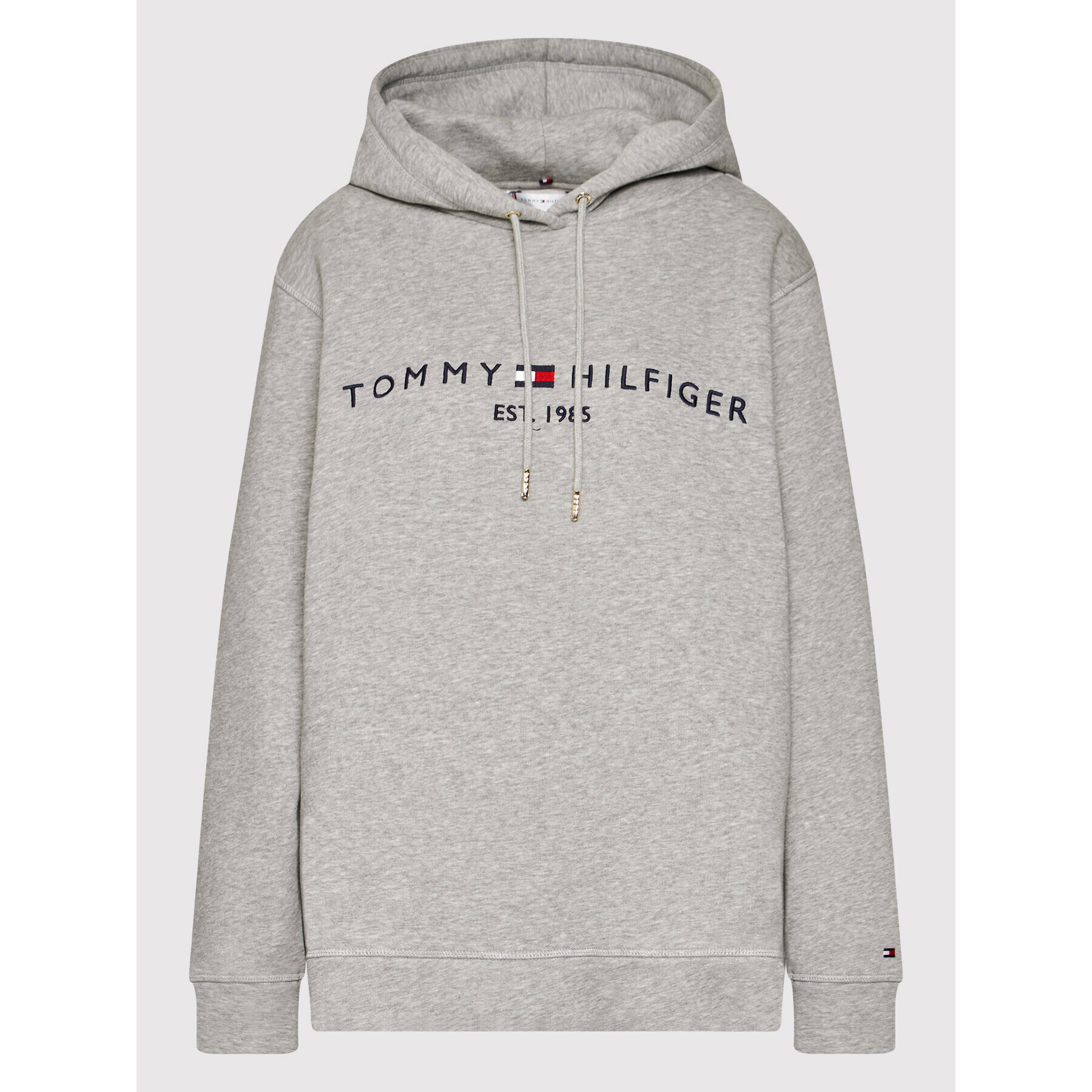 Tommy Hilfiger Curve Mikina Essential WW0WW29155 Sivá Regular Fit - Pepit.sk