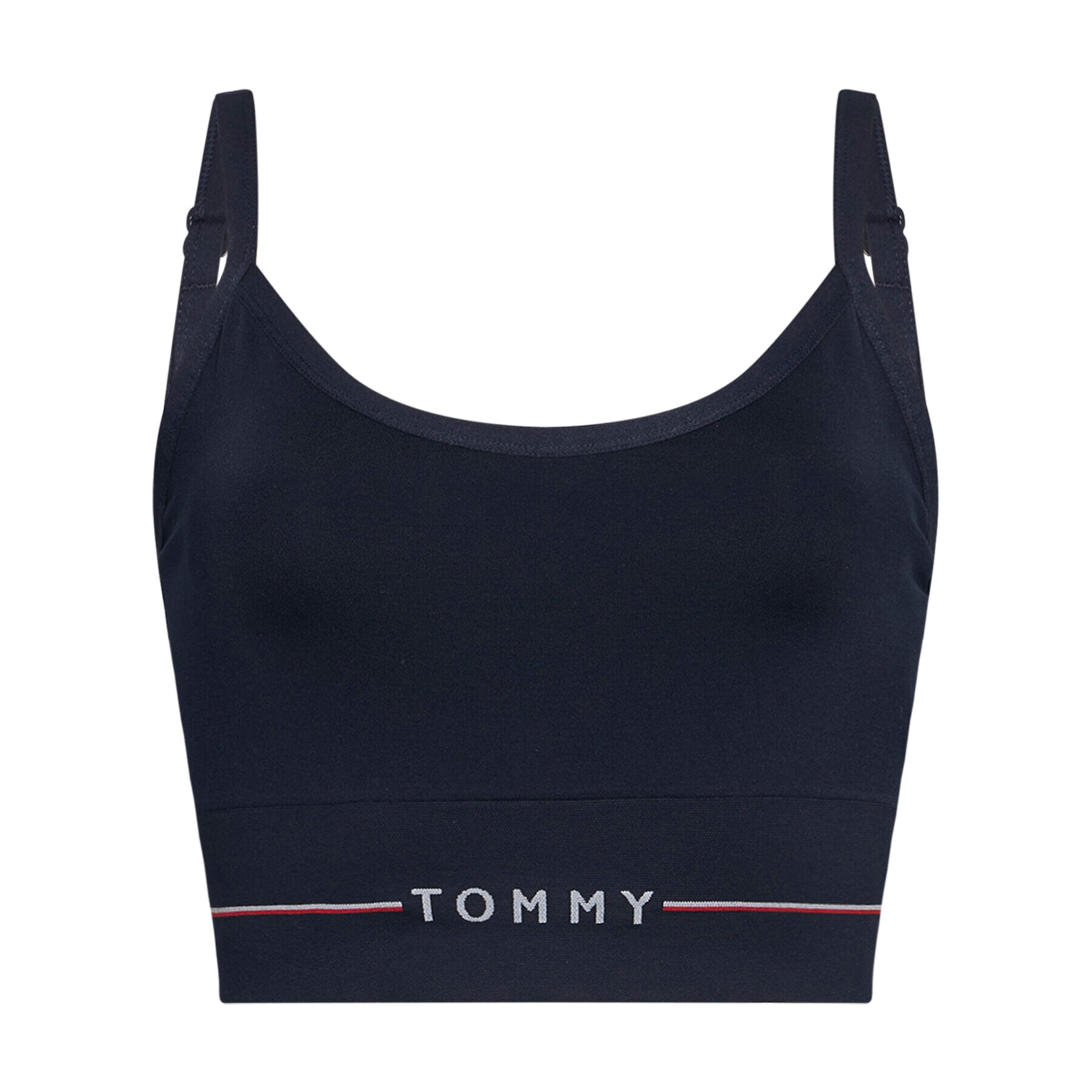 Tommy Hilfiger Curve Podprsenkový top Unlined UW0UW02625 Tmavomodrá - Pepit.sk