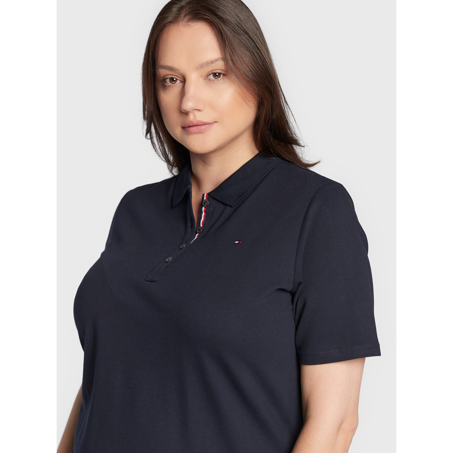 Tommy Hilfiger Curve Polokošeľa Essential WW0WW28555 Tmavomodrá Regular Fit - Pepit.sk