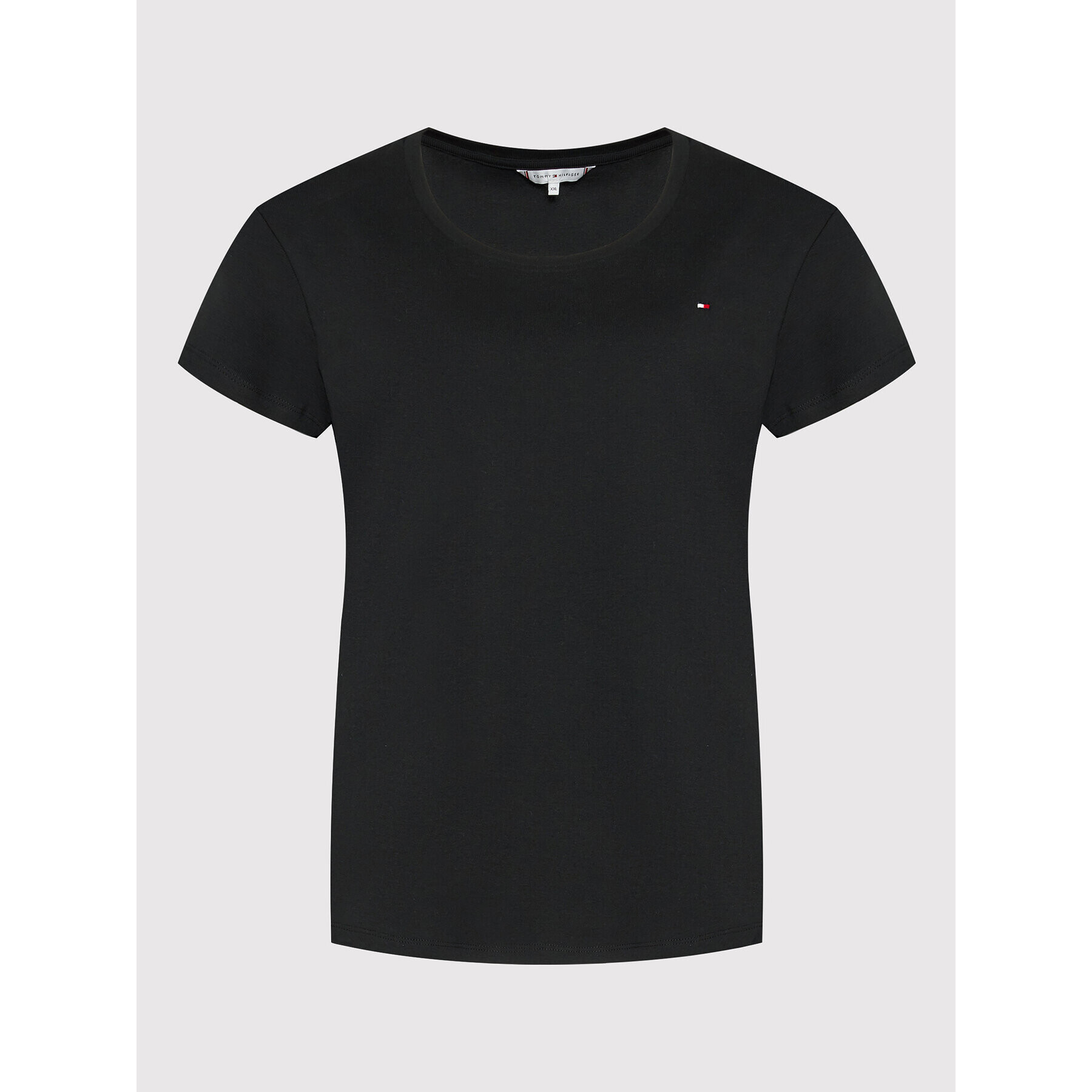 Tommy Hilfiger Curve Tričko WW0WW27945 Čierna Slim Fit - Pepit.sk