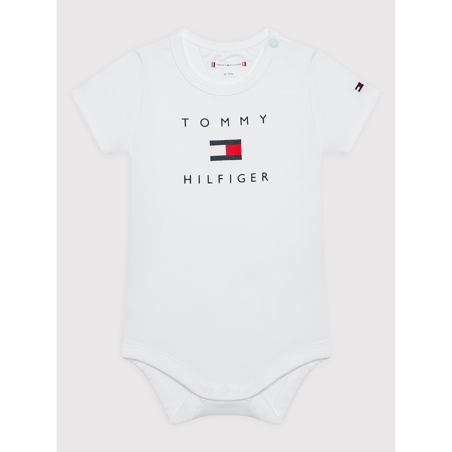 Tommy Hilfiger Detské body KN0KN01422 Biela Regular Fit - Pepit.sk