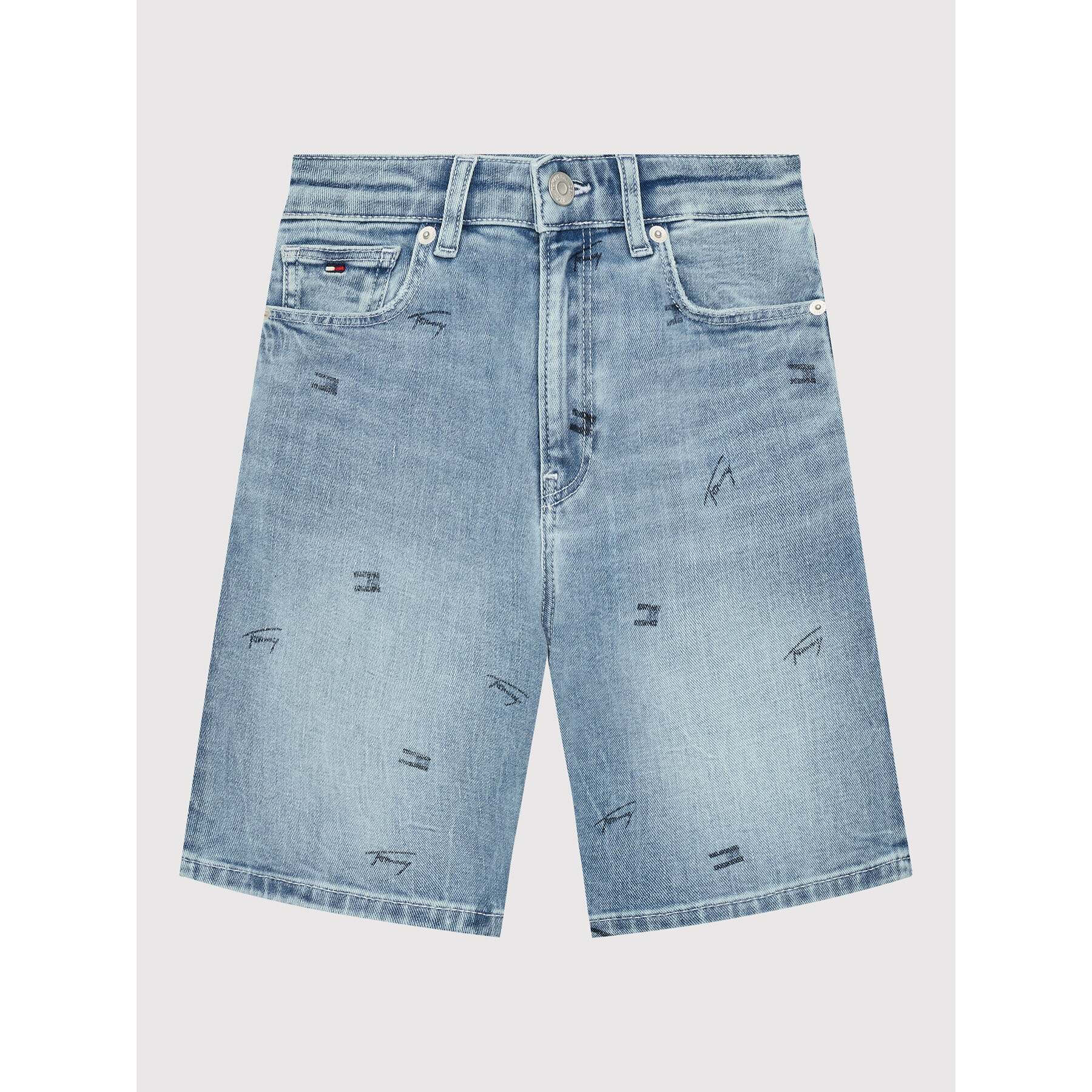 Tommy Hilfiger Džínsové šortky Modern KB0KB07418 M Modrá Straight Fit - Pepit.sk