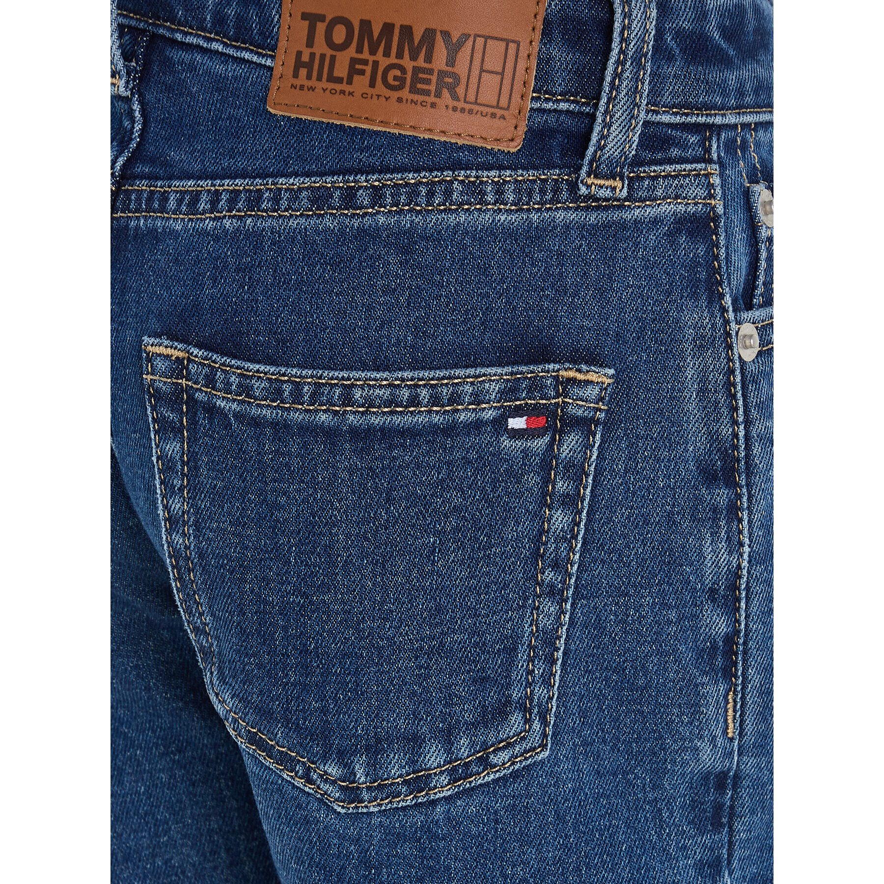 Tommy Hilfiger Džínsy Archive KB0KB08467 Tmavomodrá Slim Fit - Pepit.sk