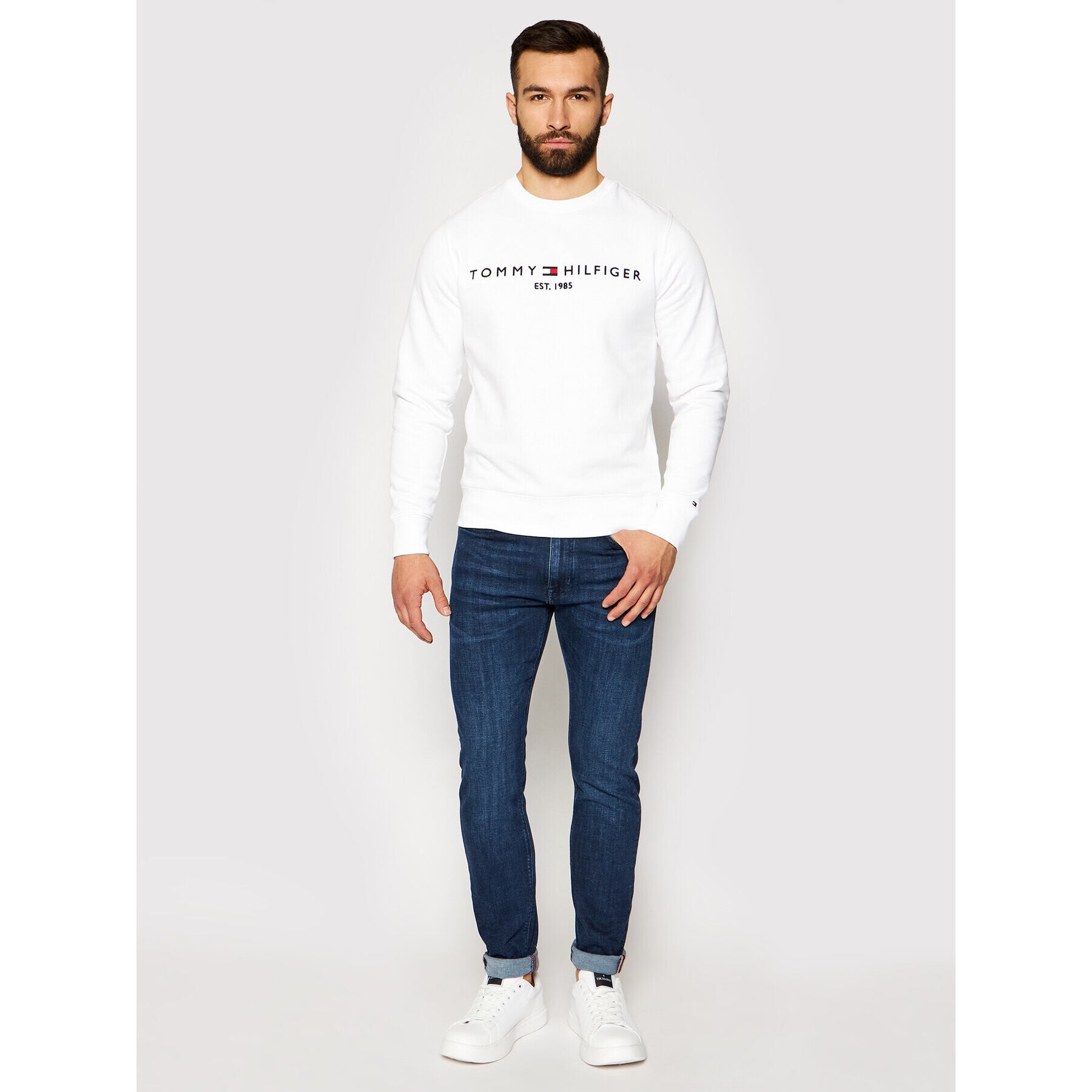 Tommy Hilfiger Džínsy Bleecker MW0MW15599 Tmavomodrá Slim Fit - Pepit.sk