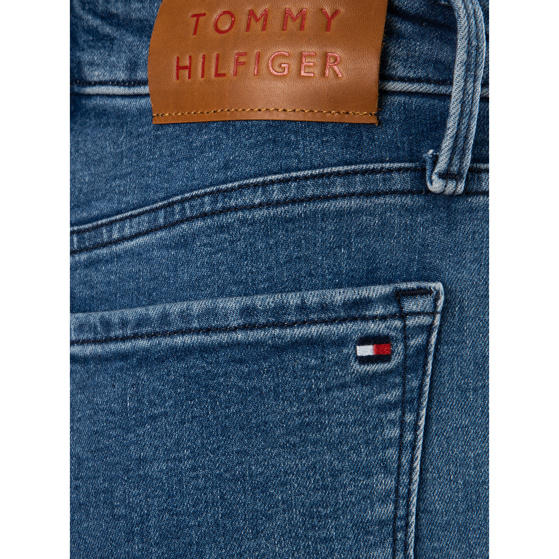 Tommy Hilfiger Džínsy Como WW0WW26489 Modrá Skinny Fit - Pepit.sk