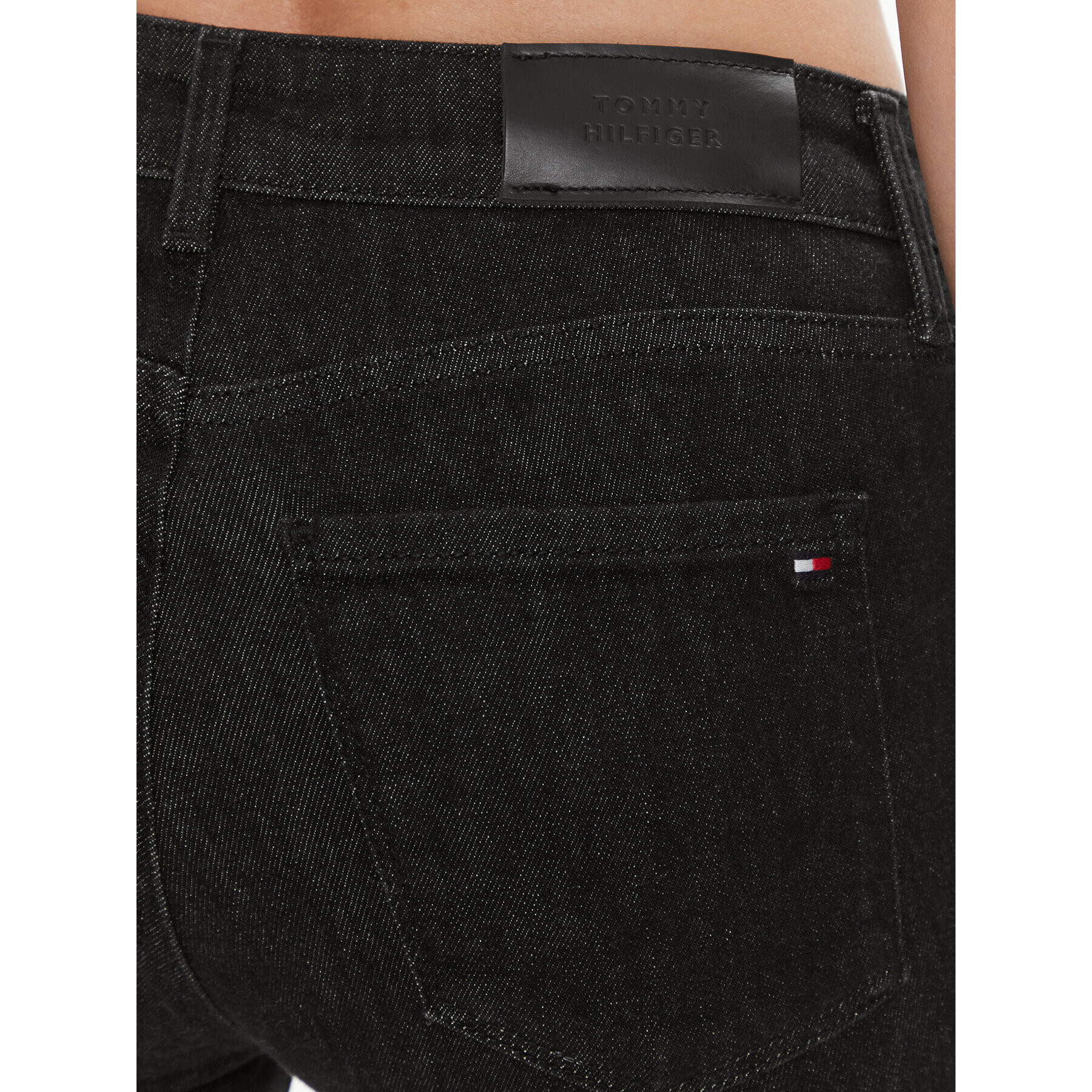 Tommy Hilfiger Džínsy Como WW0WW39606 Čierna Skinny Fit - Pepit.sk