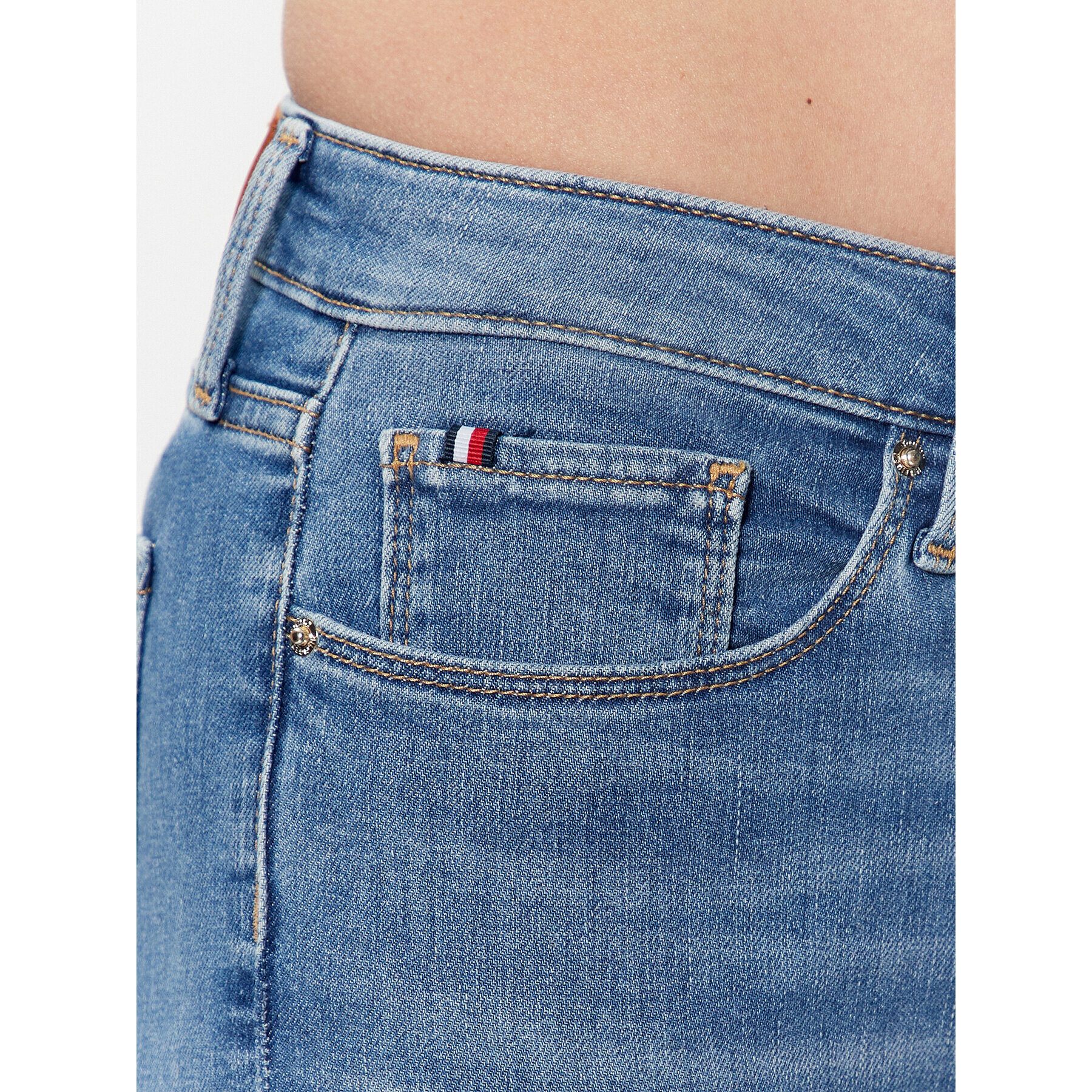 Tommy Hilfiger Džínsy Flex Como WW0WW34297 Modrá Skinny Fit - Pepit.sk