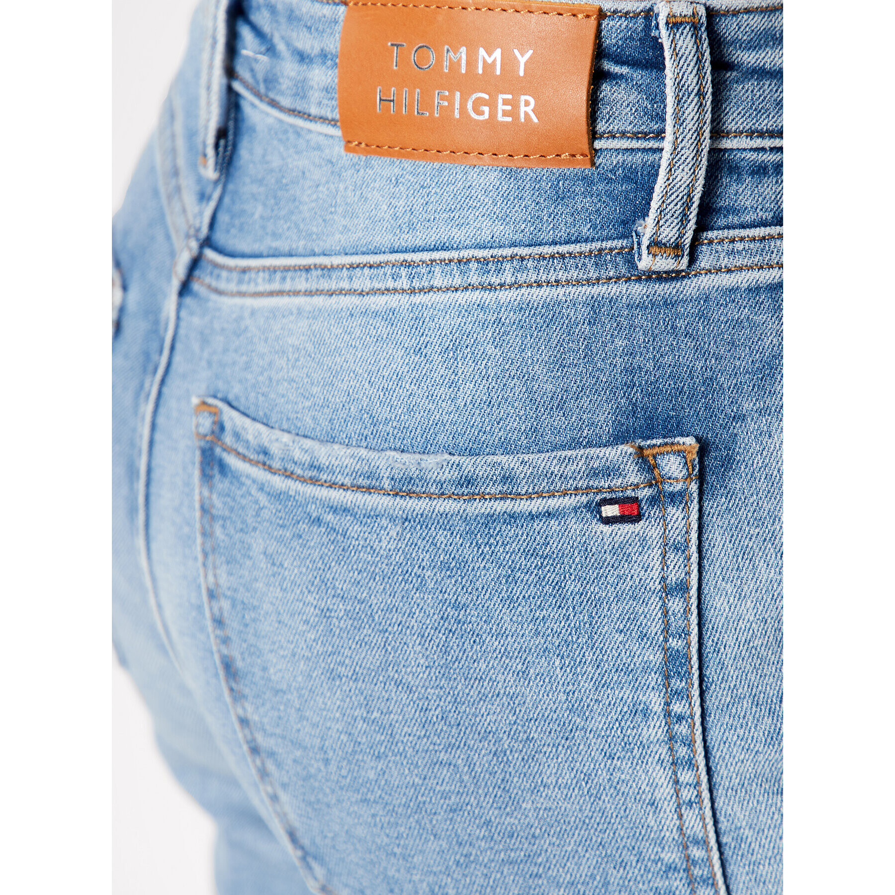 Tommy Hilfiger Džínsy Gramercy WW0WW35525 Modrá Mom Fit - Pepit.sk