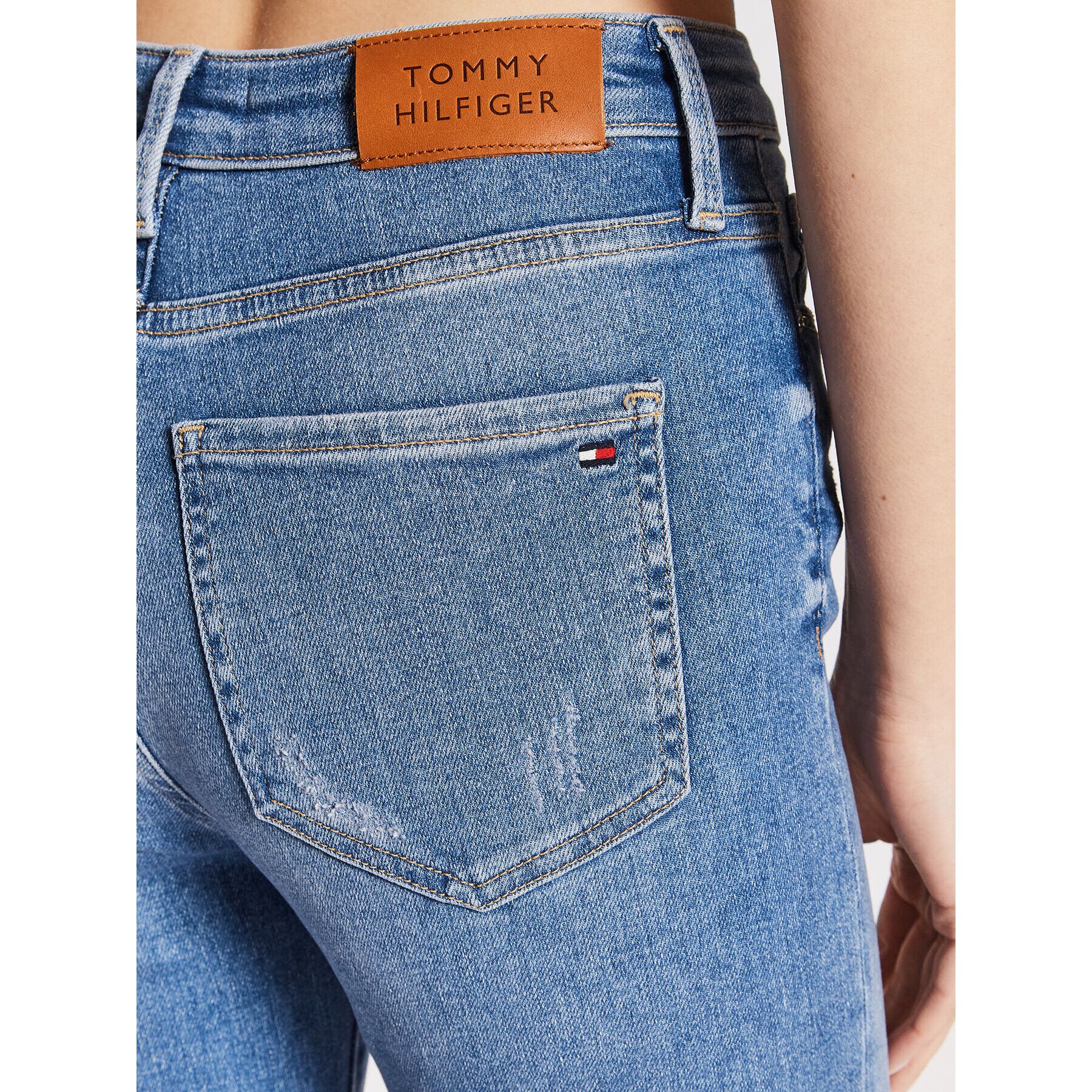 Tommy Hilfiger Džínsy Harlem WW0WW34571 Modrá Ultra Skinny Fit - Pepit.sk