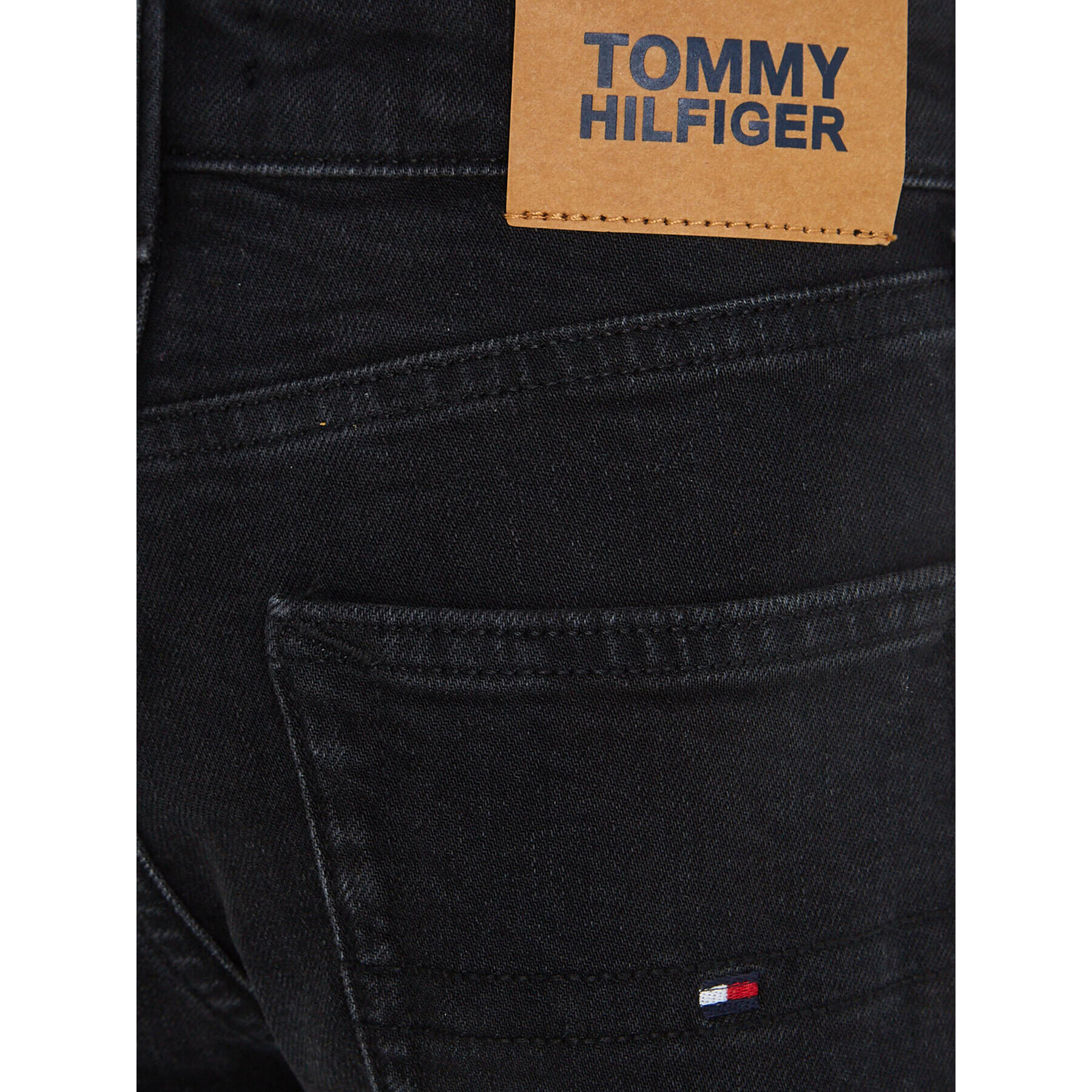 Tommy Hilfiger Džínsy KB0KB08274 D Čierna Straight Fit - Pepit.sk