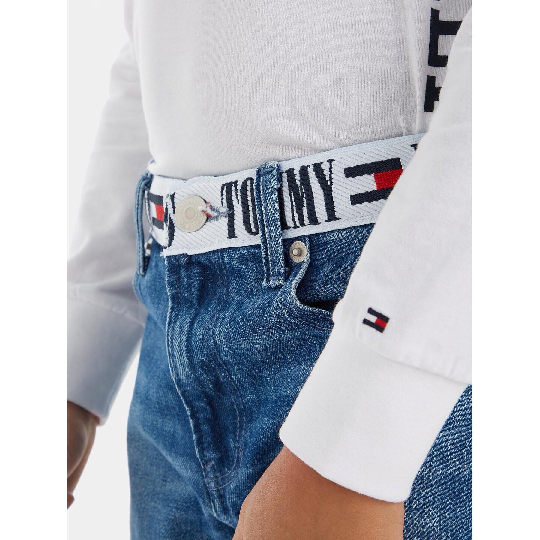 Tommy Hilfiger Džínsy KB0KB08403 D Modrá Regular Fit - Pepit.sk